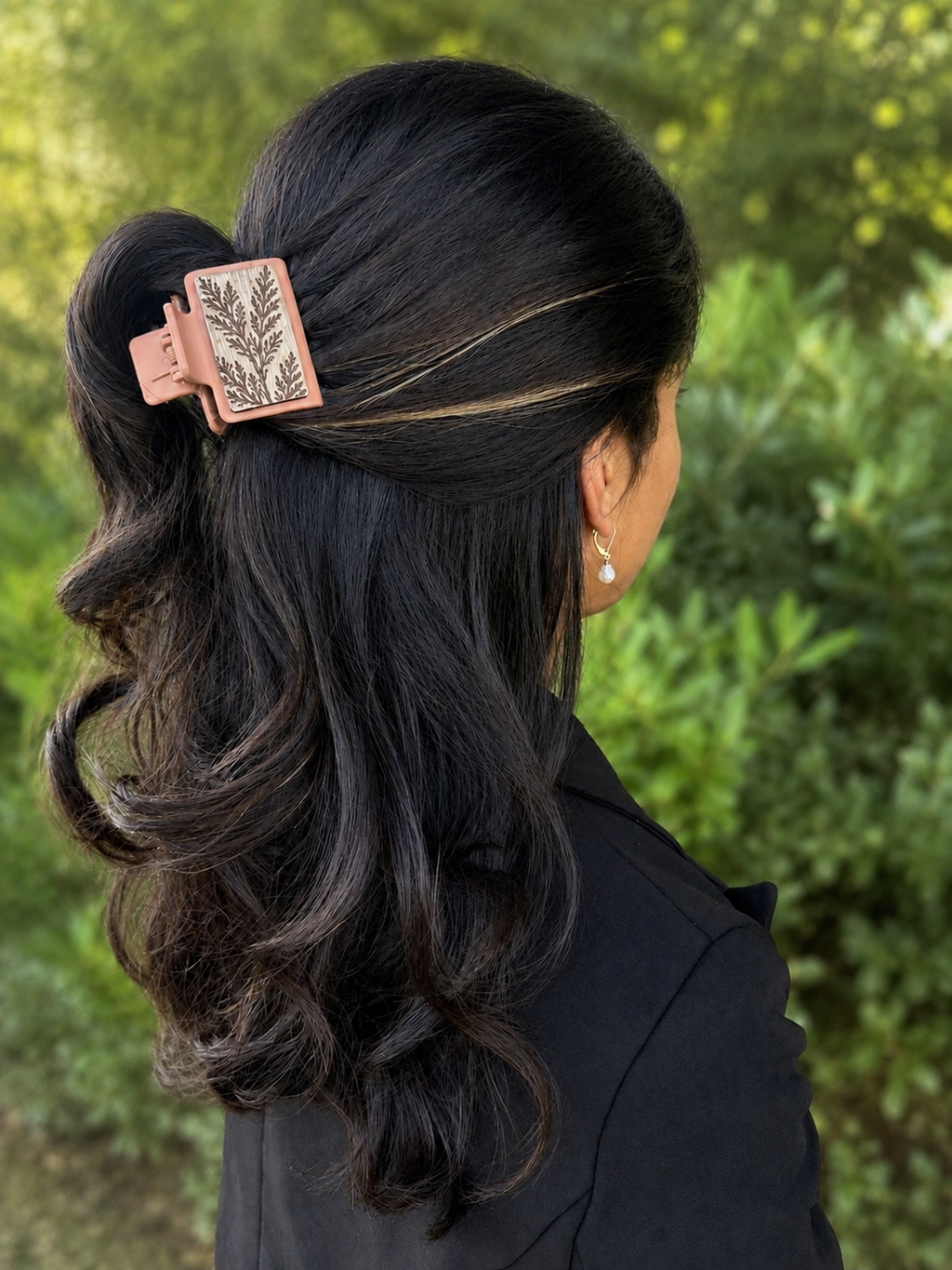 Cedar Wood Hair Clip