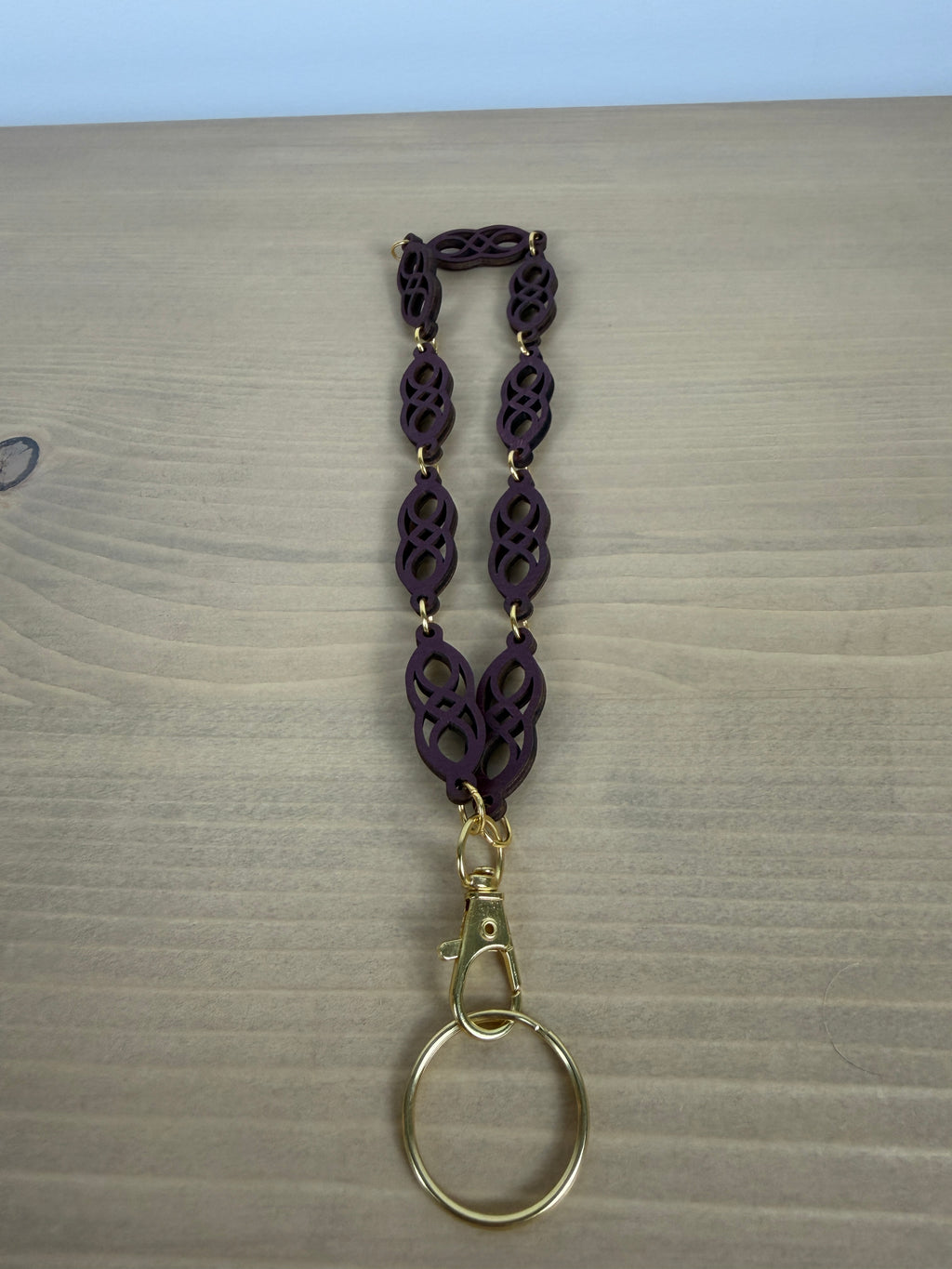 Handcrafted Wood Wristlet | Keychain + Phone Strap option