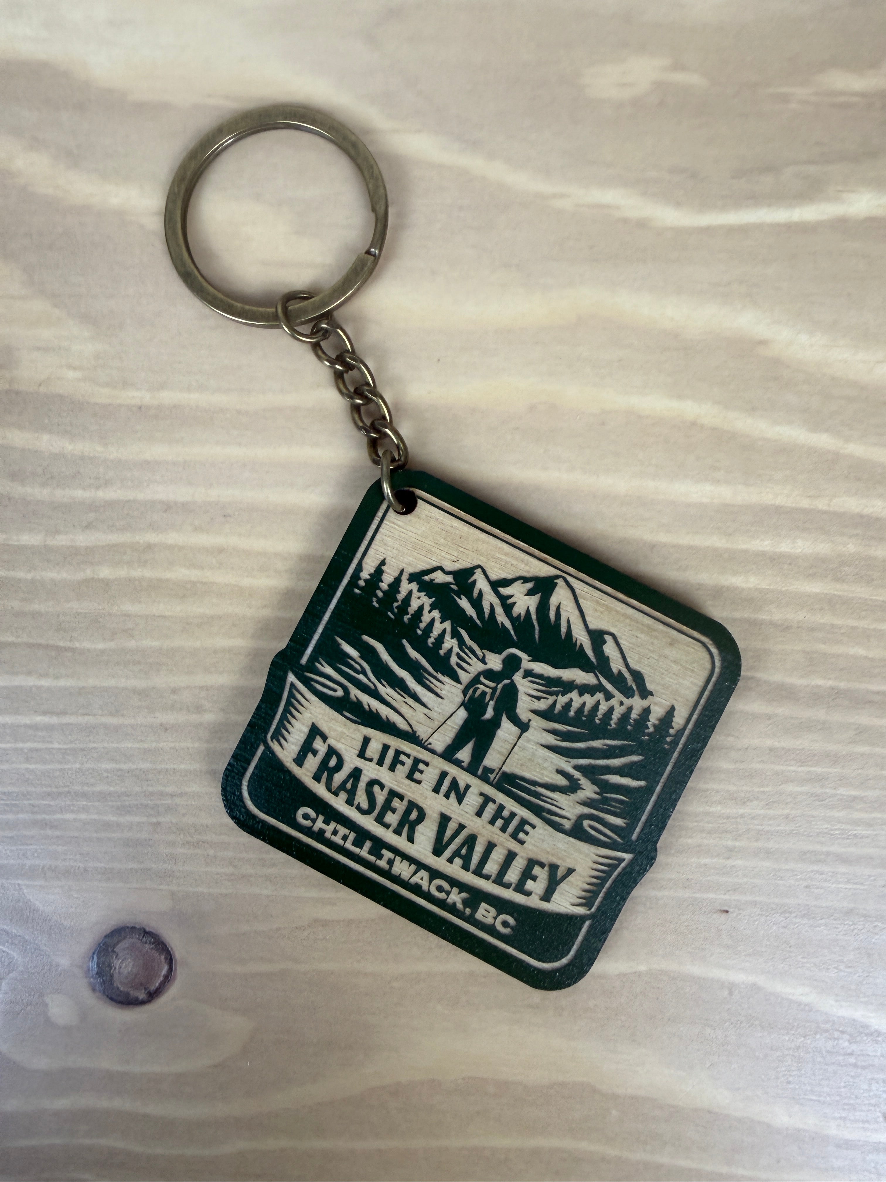 Life in the Fraser Valley Keychain - Chilliwack - Hiking