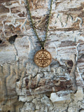 Compass Rose Pendant - Direction, Purpose and Courage