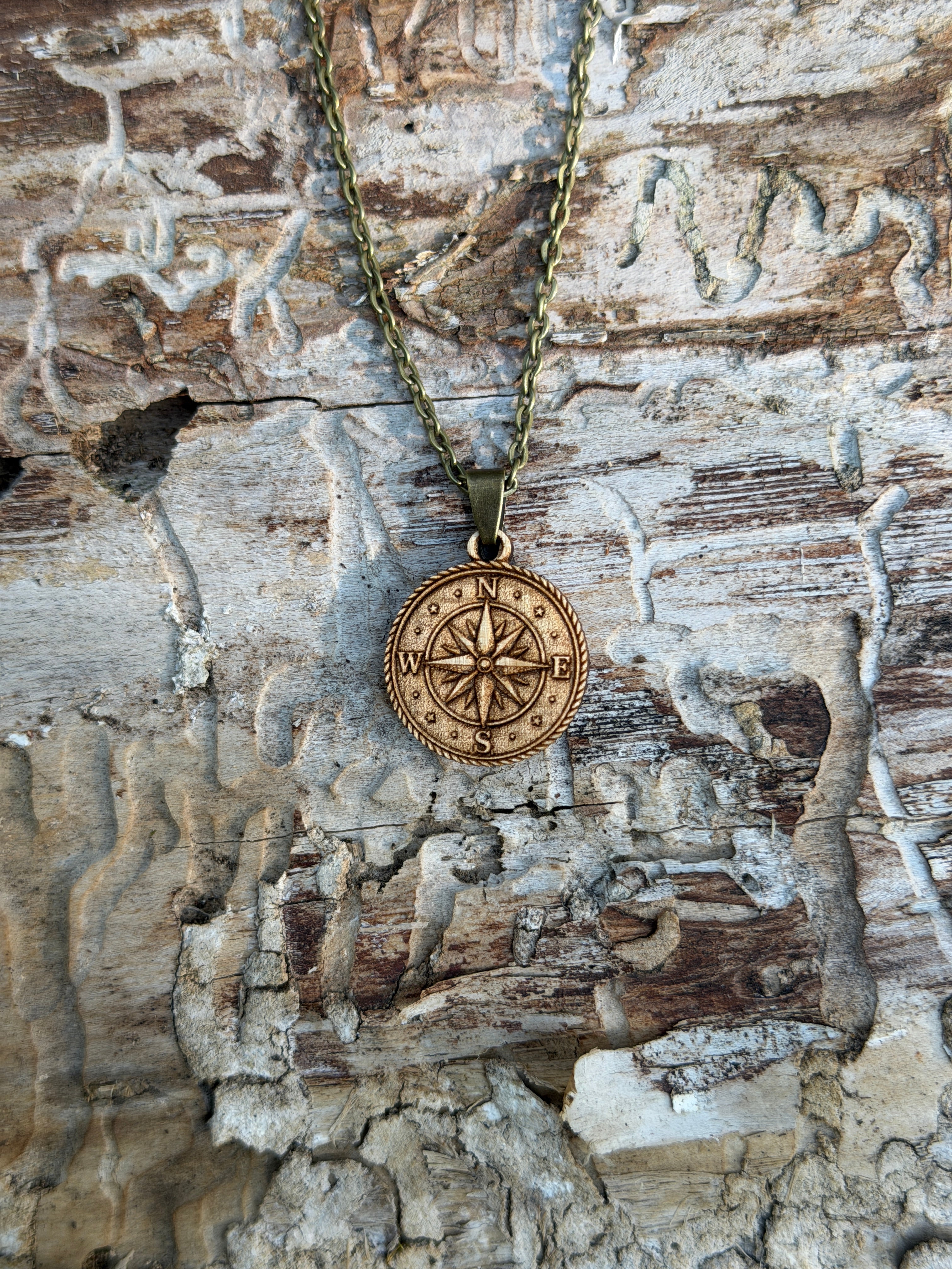 Compass Rose Pendant - Direction, Purpose and Courage