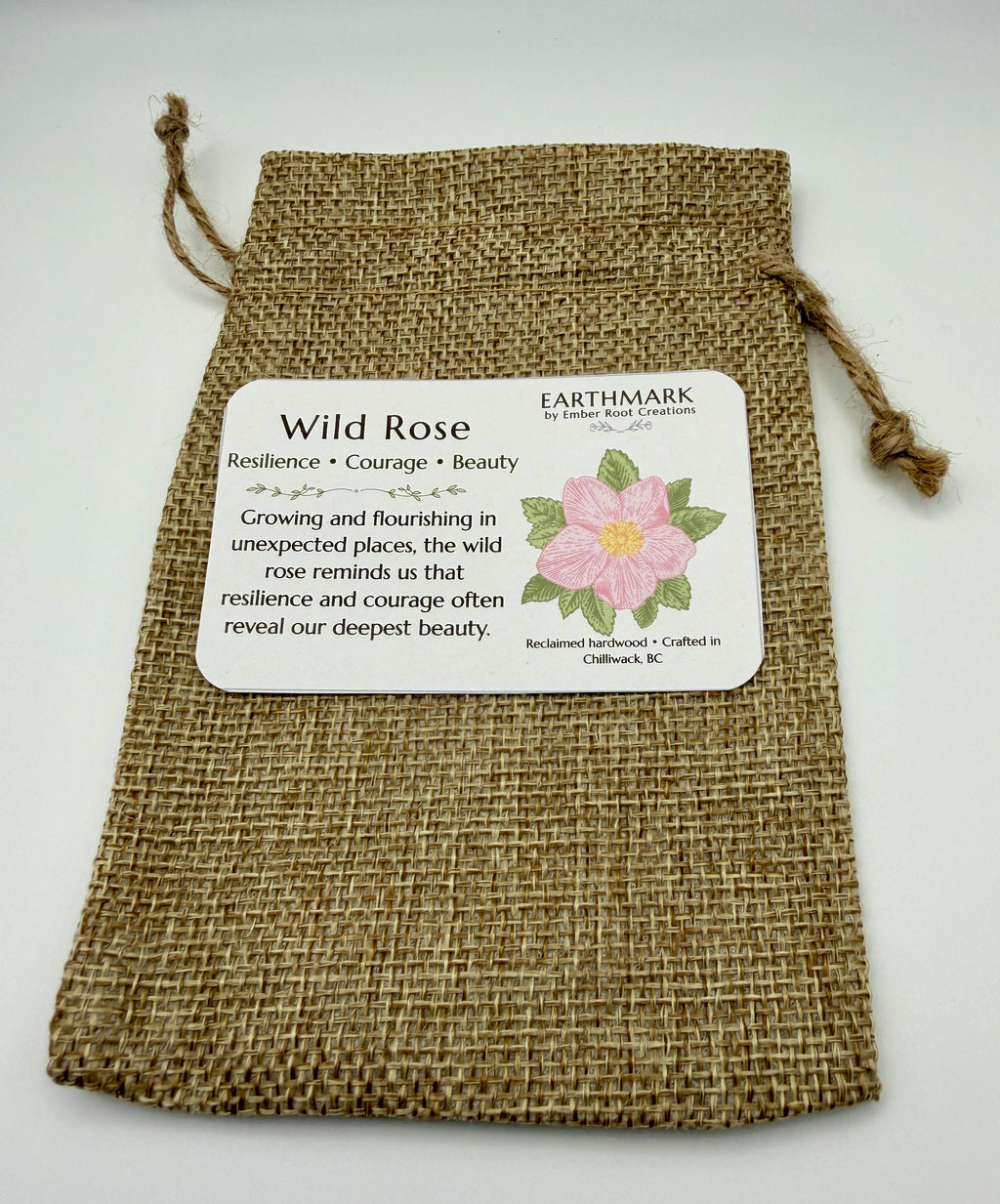 Wild Rose Pendant - Resilience, Courage and Beauty