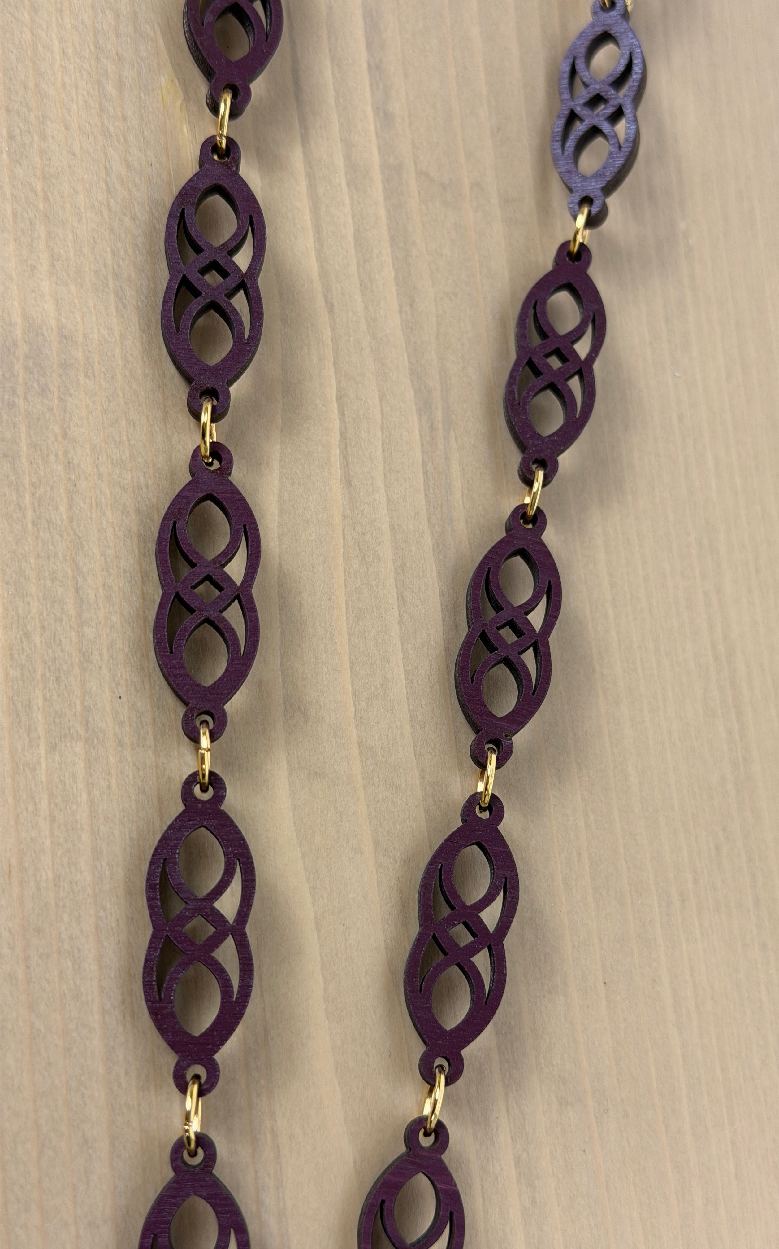 Wood Link Lanyard set