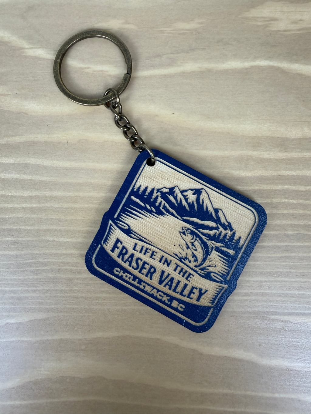 Life in the Fraser Valley Keychain - Chilliwack - Fishing