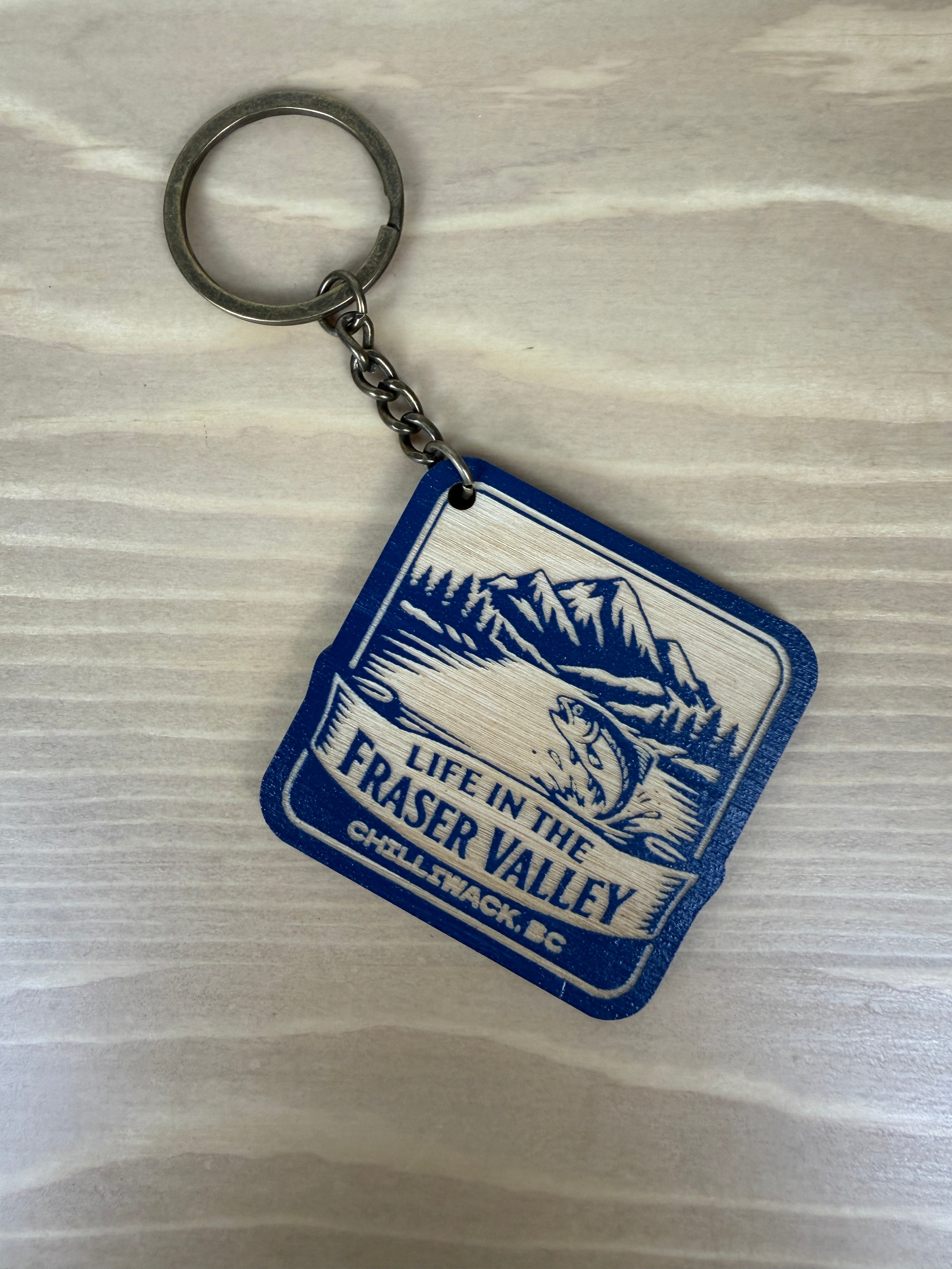 Life in the Fraser Valley Keychain - Chilliwack - Fishing