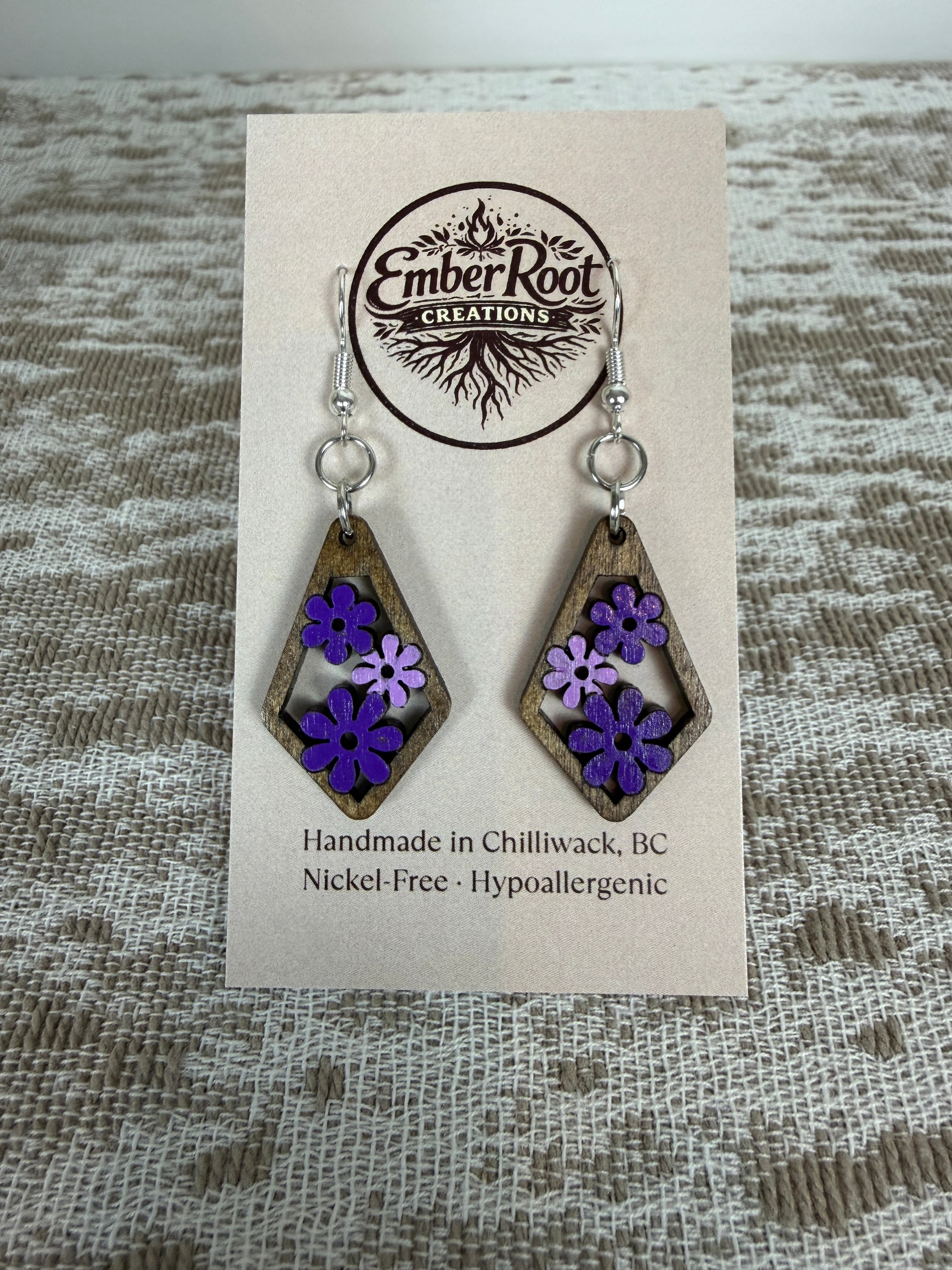 🌼 Spring Bloom Floral - Dangle Earrings