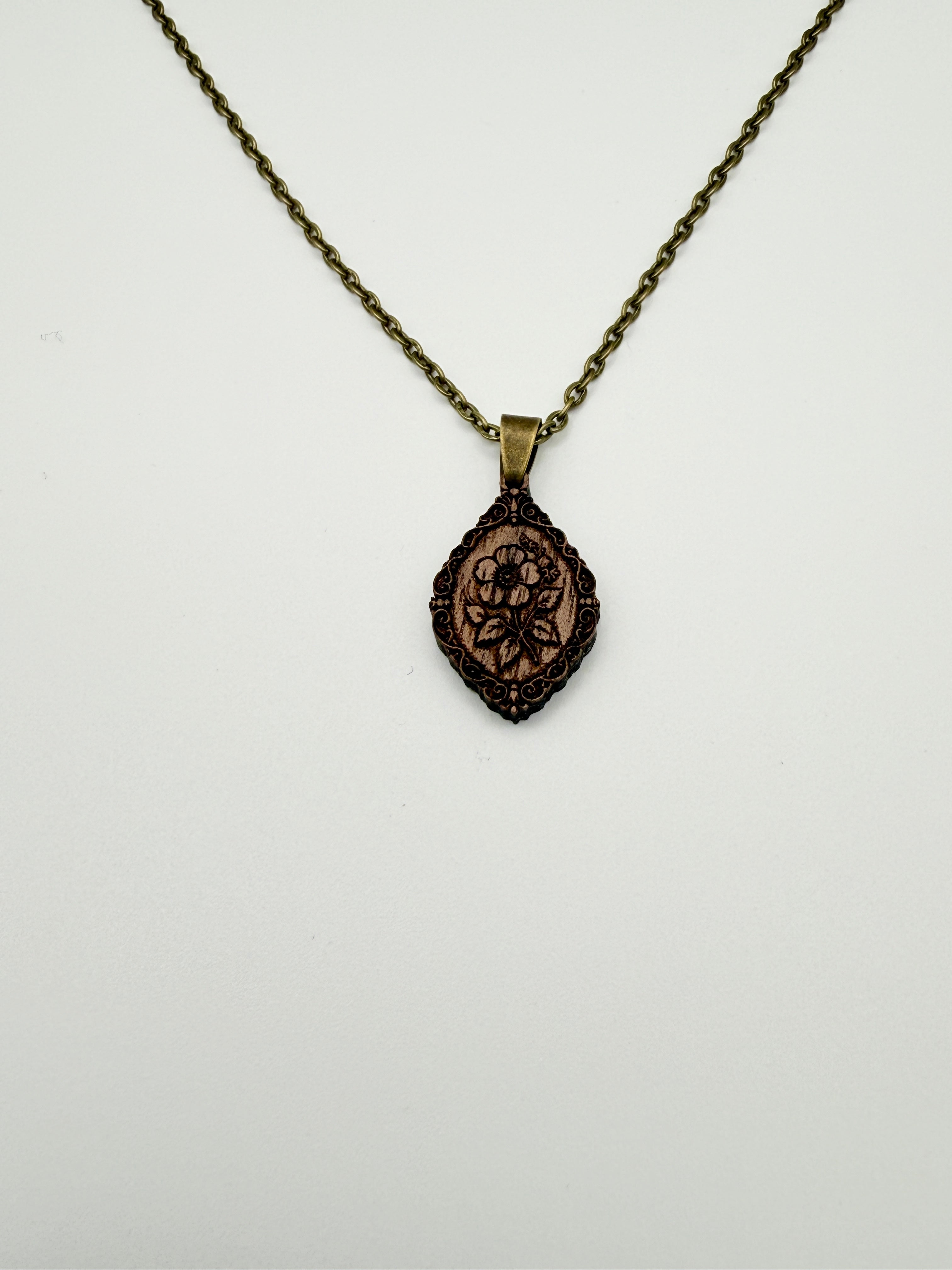 Wild Rose Pendant - Resilience, Courage and Beauty