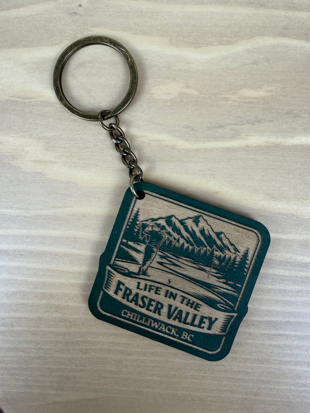 Life in the Fraser Valley Keychain - Chilliwack - Golf