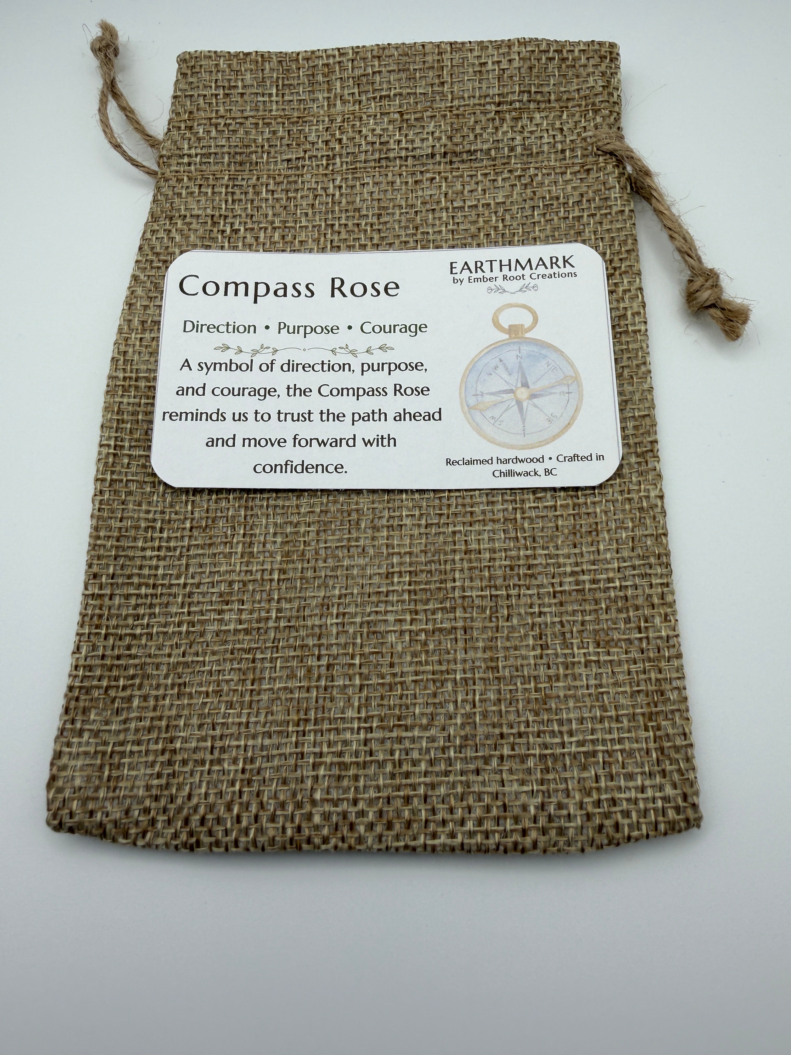 Compass Rose Pendant - Direction, Purpose and Courage
