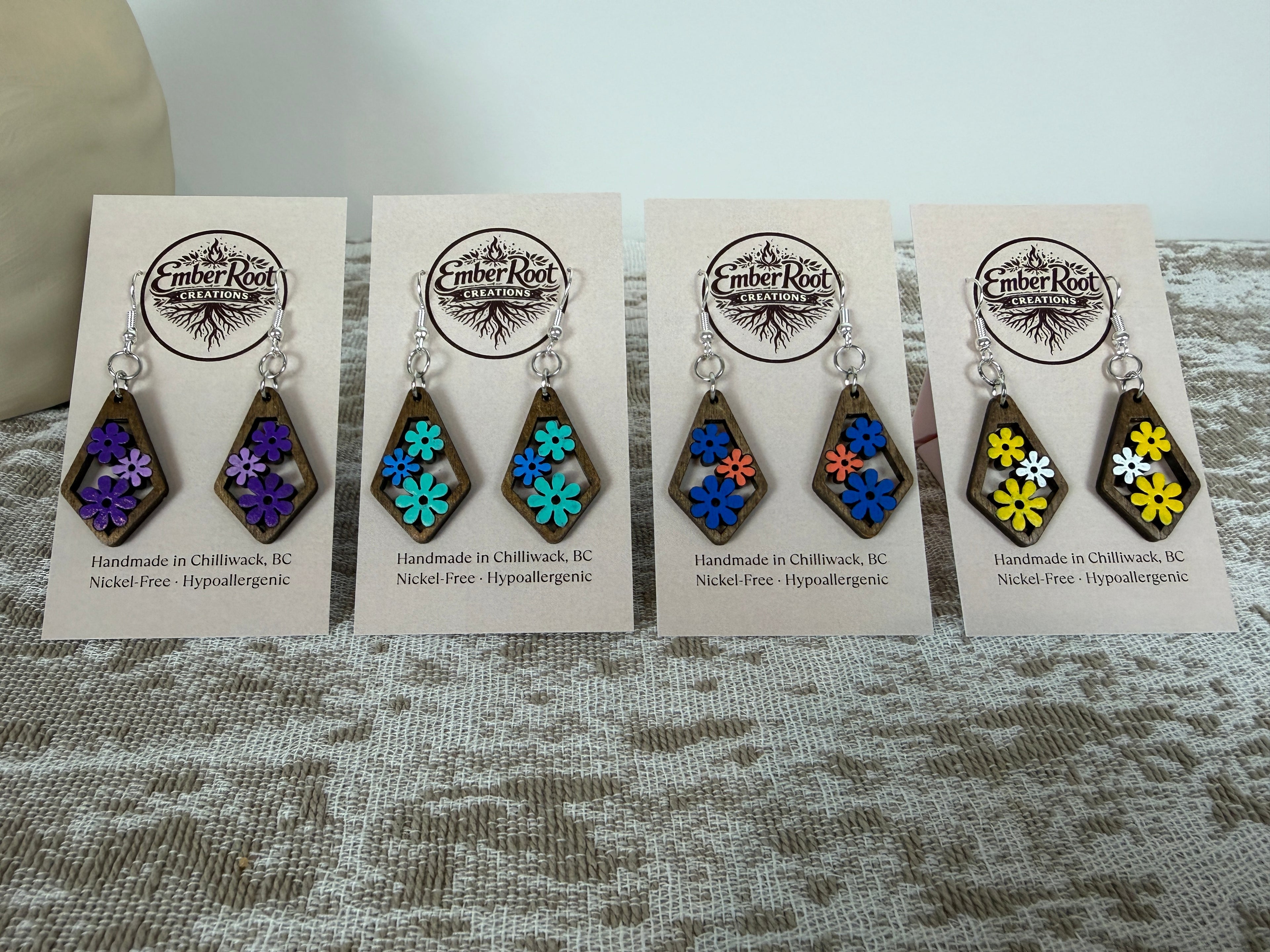🌼 Spring Bloom Floral - Dangle Earrings