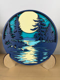Reflections at Moonrise