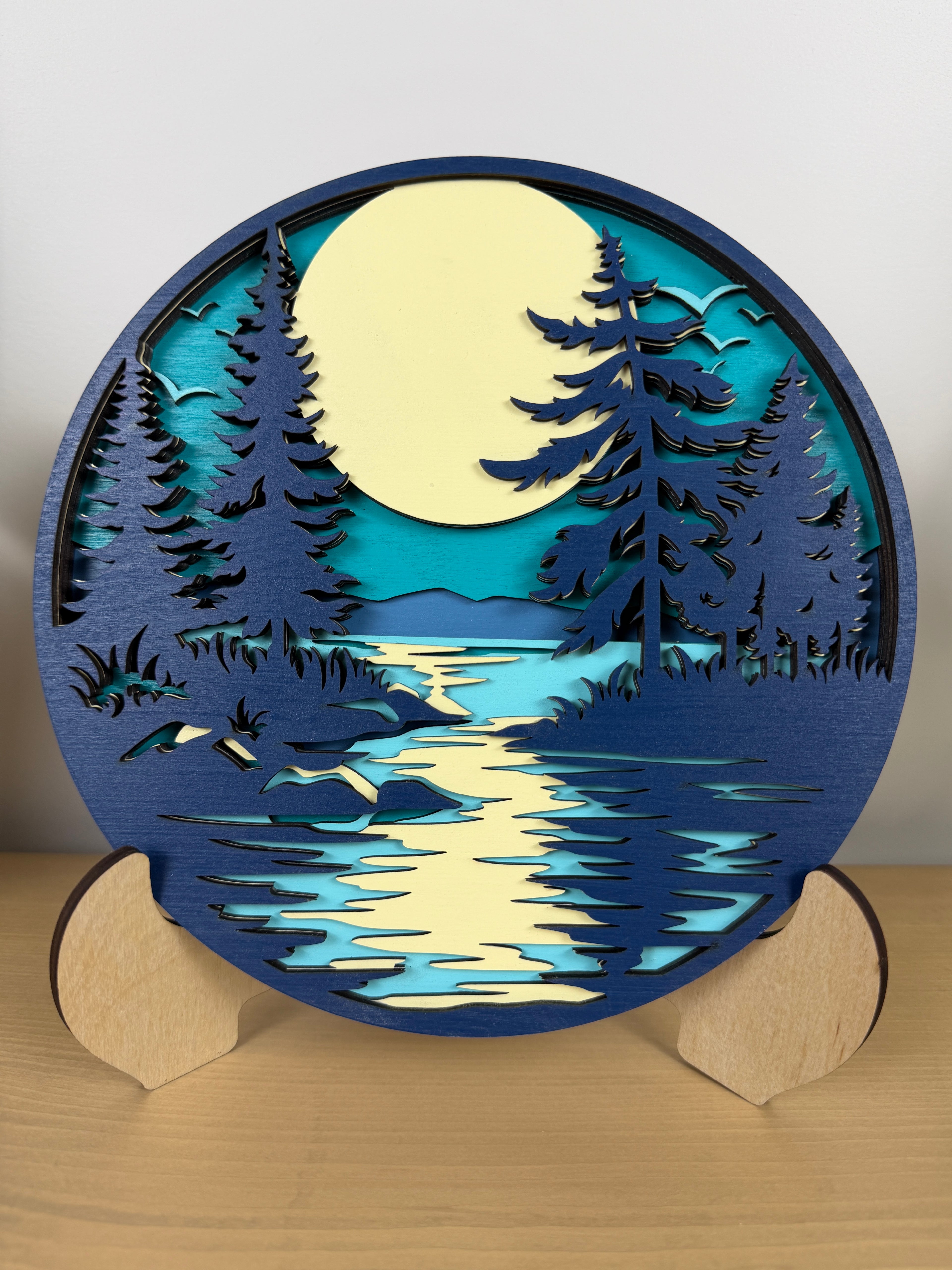 Reflections at Moonrise