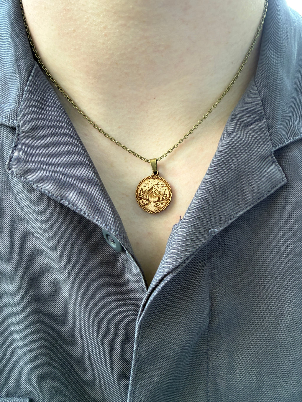 Mountain River Pendant - Adaptability, Persistence and Strength
