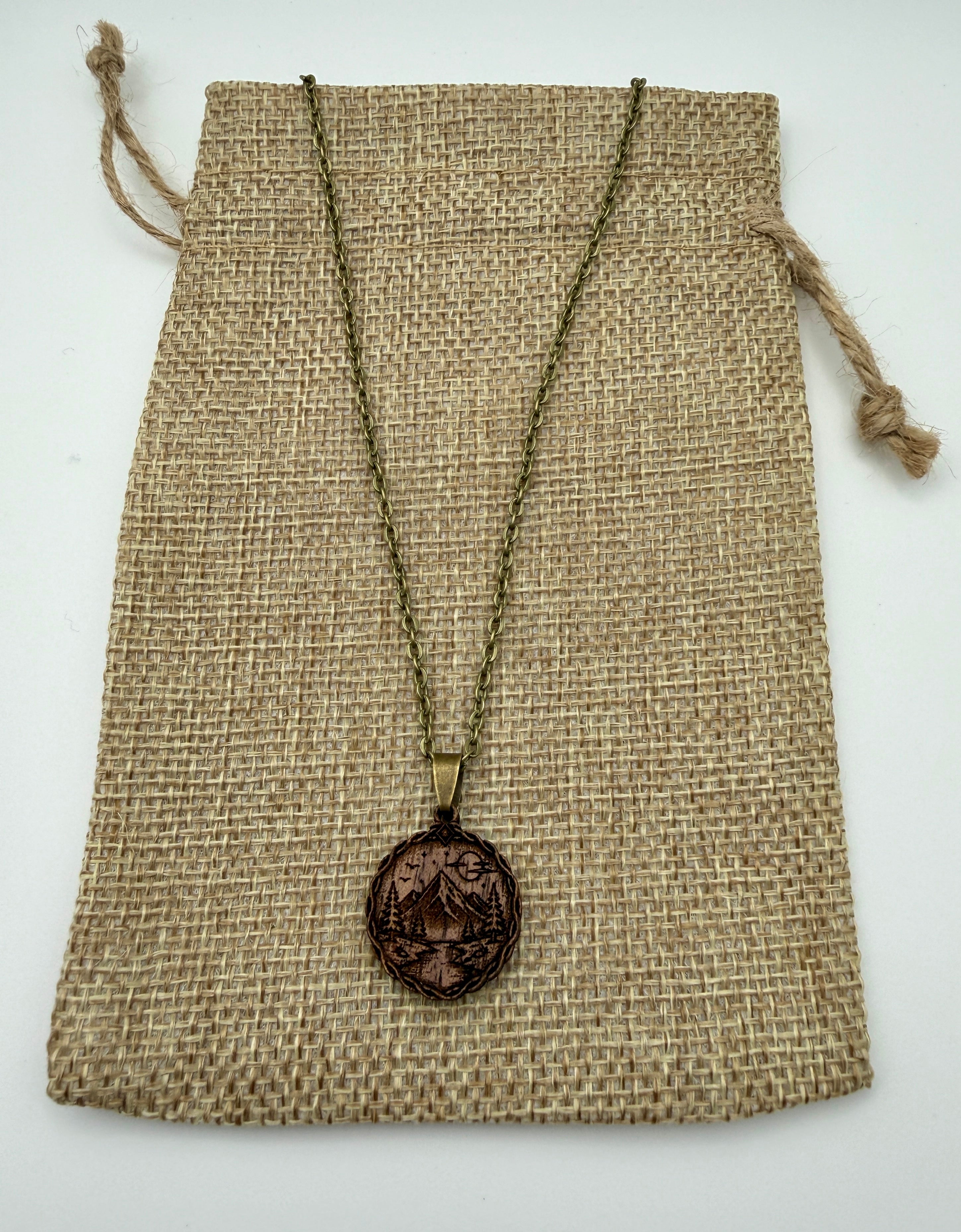 Mountain River Pendant - Adaptability, Persistence and Strength