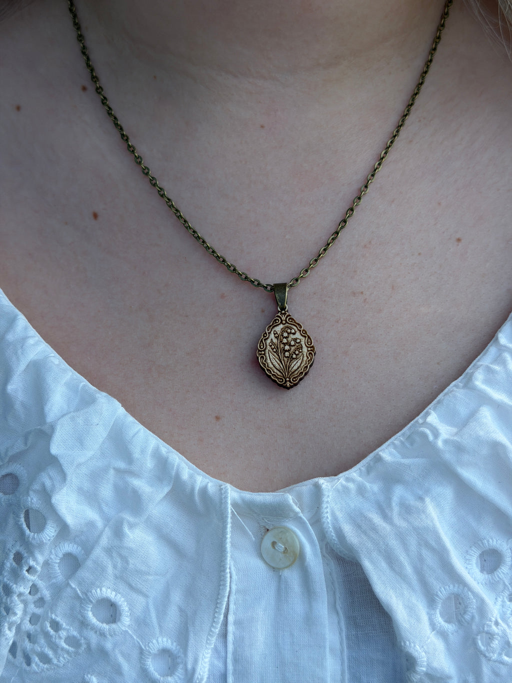 Lily of the Valley Pendant - Grace, Hope, and Renewal