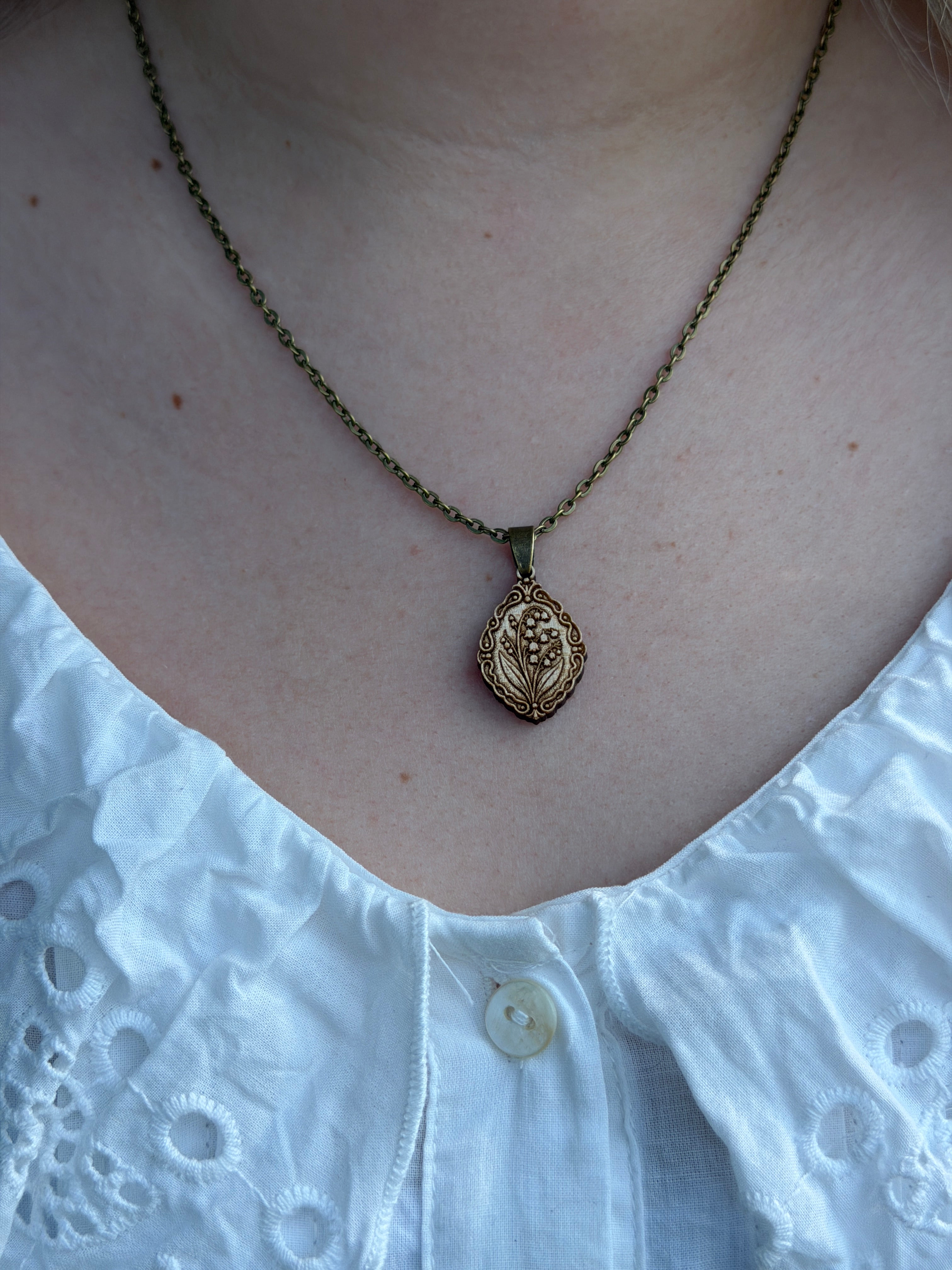 Lily of the Valley Pendant - Grace, Hope, and Renewal