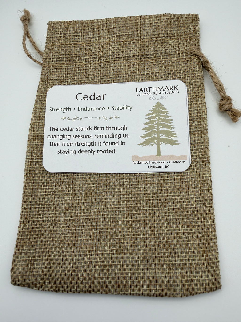 Cedar Pendant - Strength, Endurance, and Stability