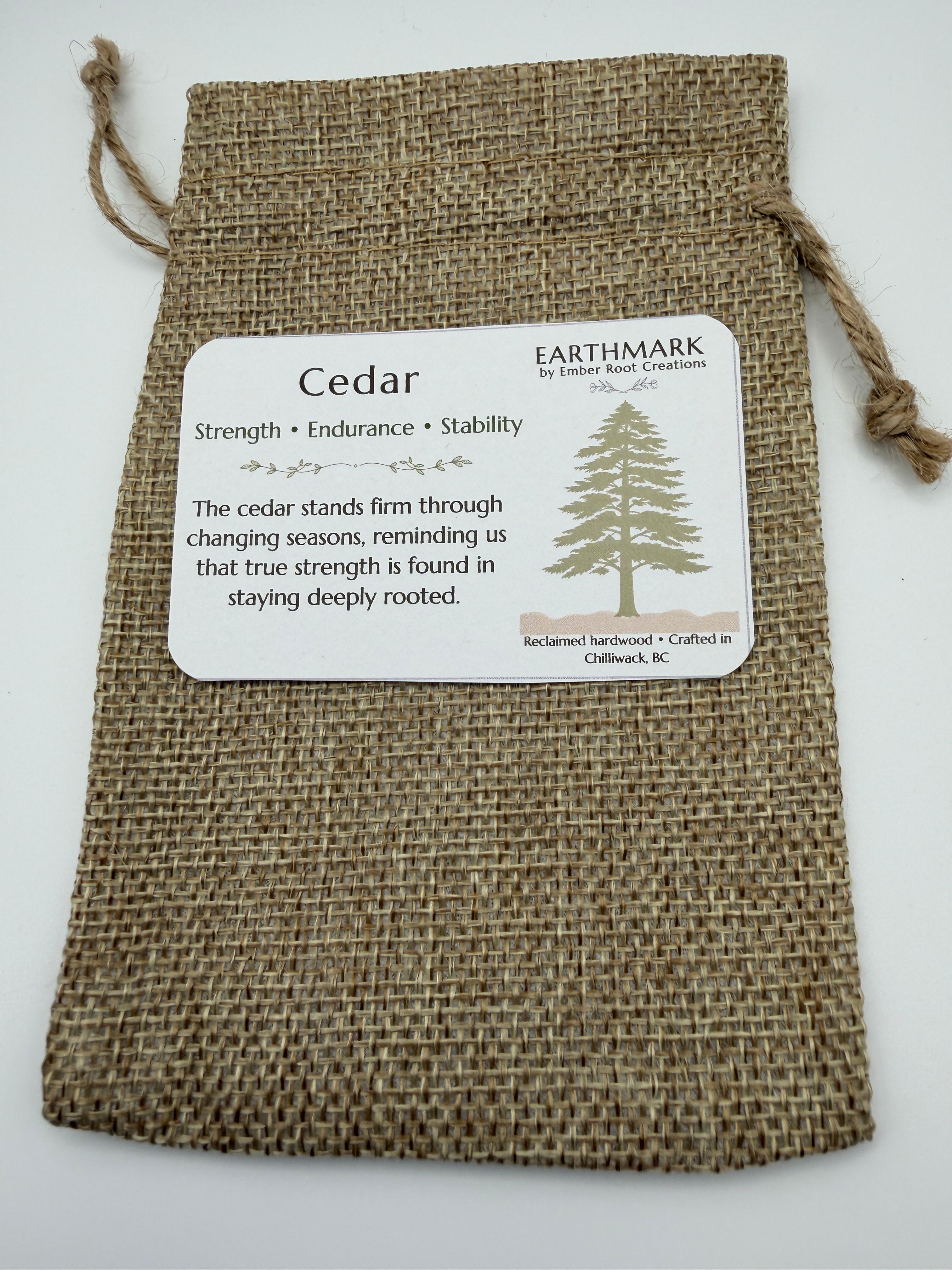 Cedar Pendant - Strength, Endurance, and Stability