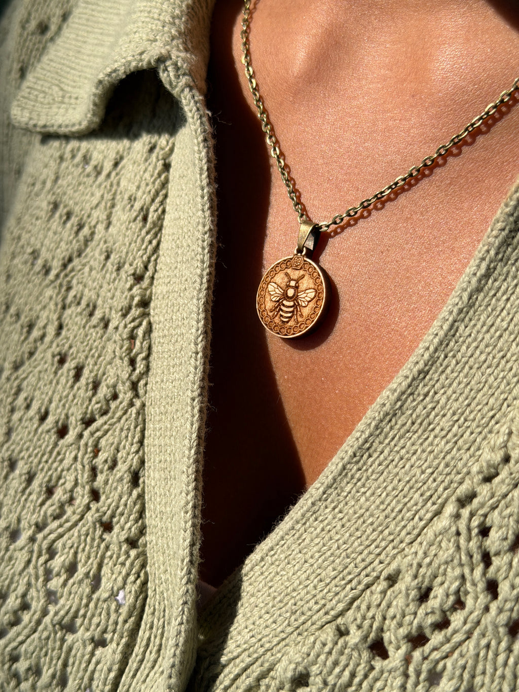 Bee Pendant - Purpose, Service and Community
