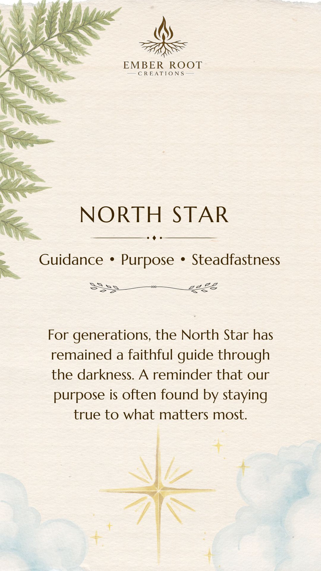 North Star Pendant - Guidance, Purpose and Steadfastness
