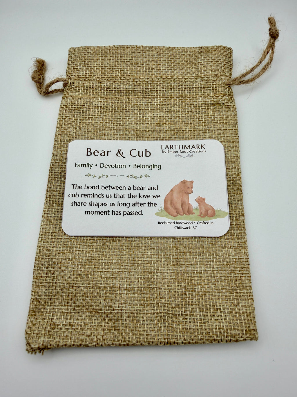 Bear & Cub Pendant - Family, Devotion and Belonging