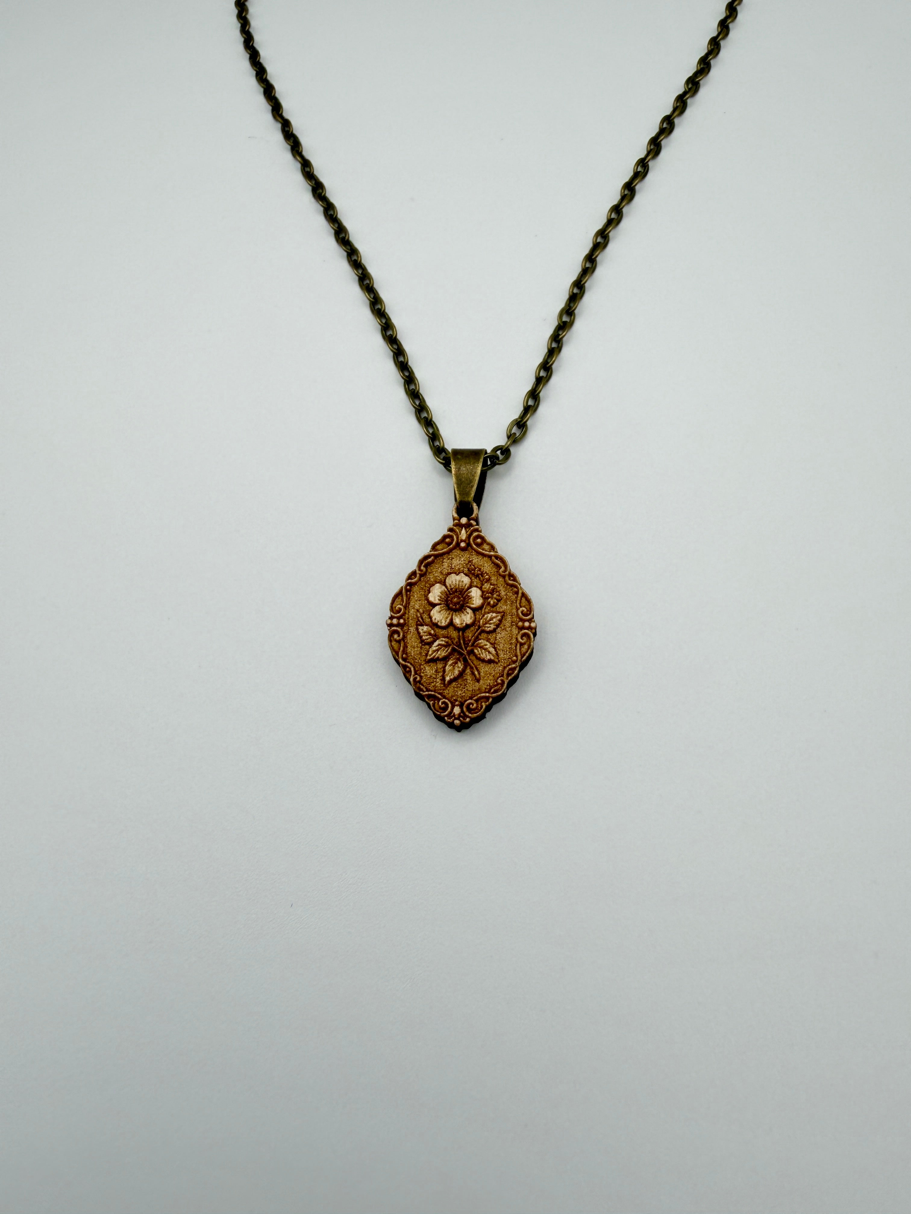 Wild Rose Pendant - Resilience, Courage and Beauty