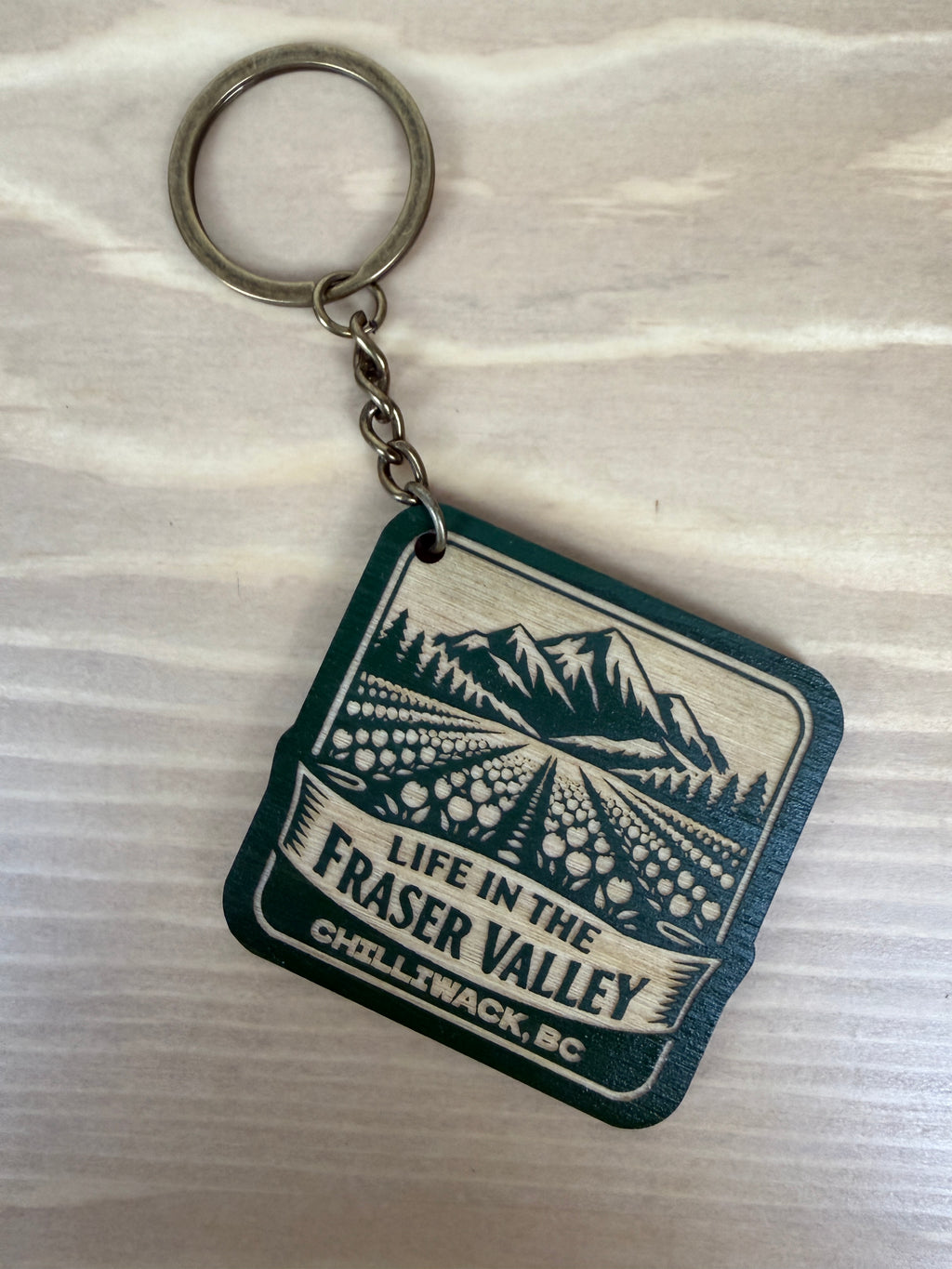 Life in the Fraser Valley Keychain - Chilliwack - Tulip fields