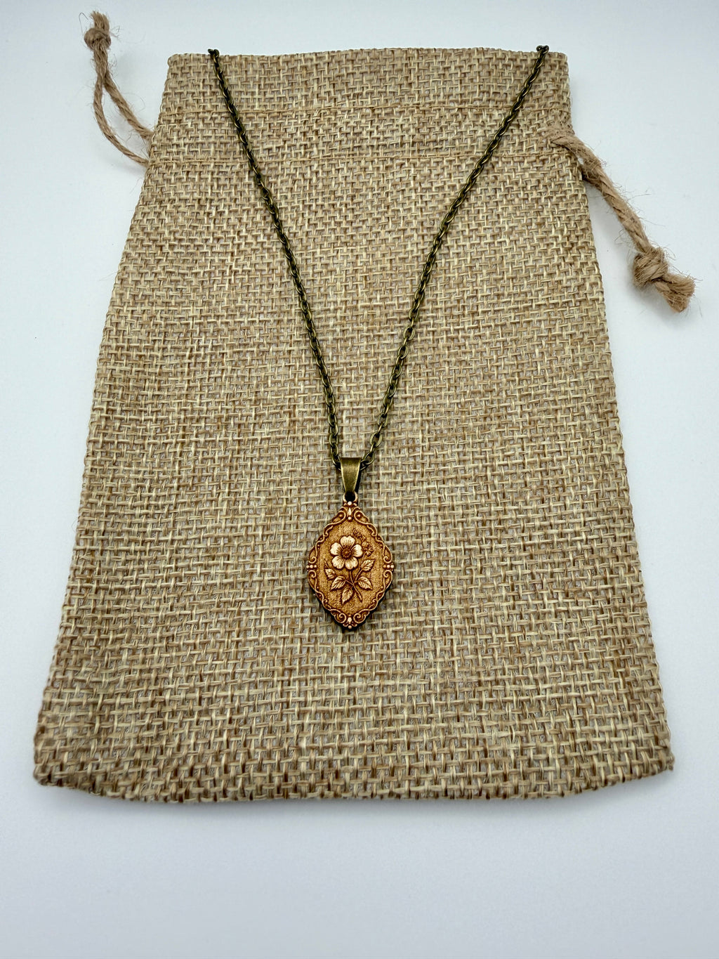 Wild Rose Pendant - Resilience, Courage and Beauty
