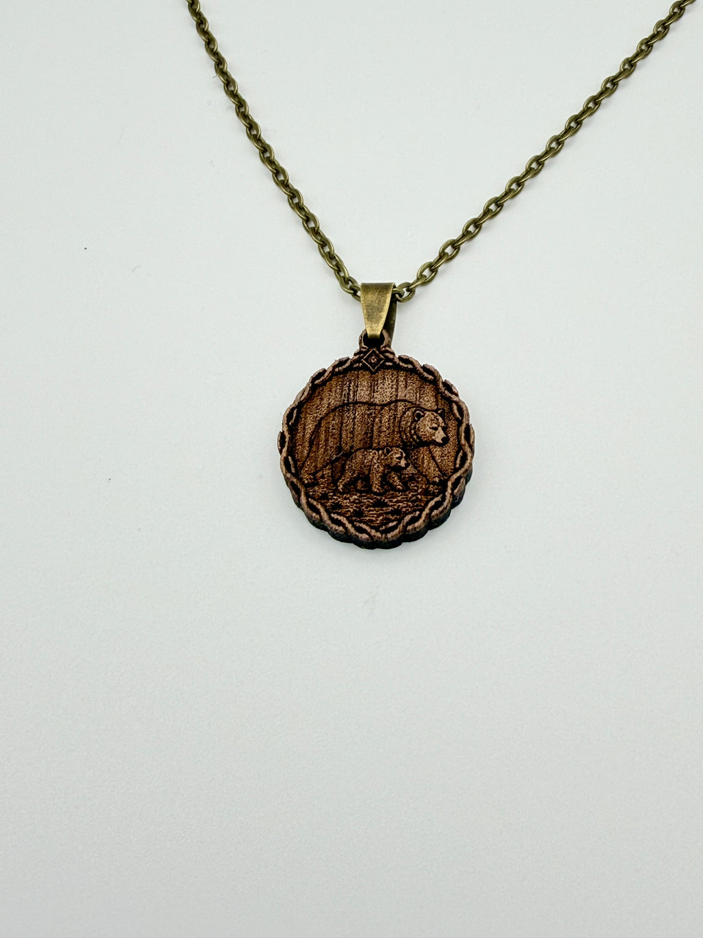 Bear & Cub Pendant - Family, Devotion and Belonging