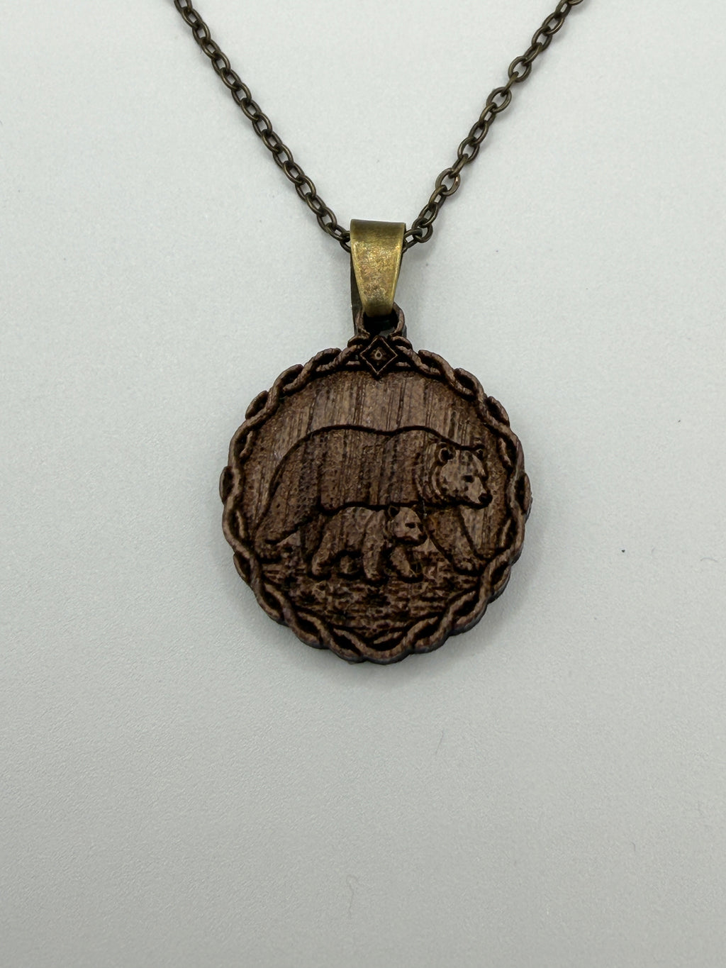 Bear & Cub Pendant - Family, Devotion and Belonging