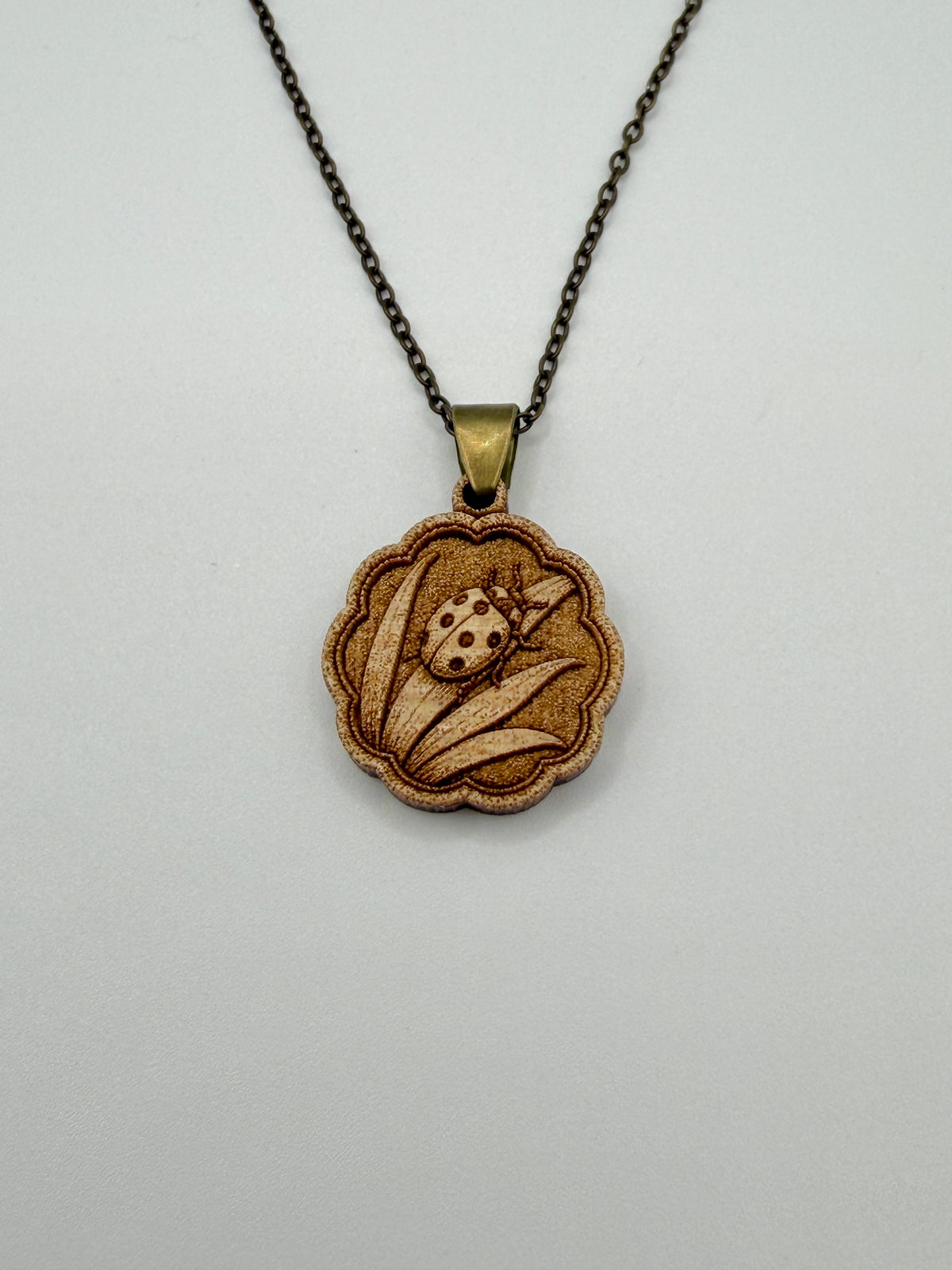 Lady bug Pendant - Joy, Gratitude, and Blessings