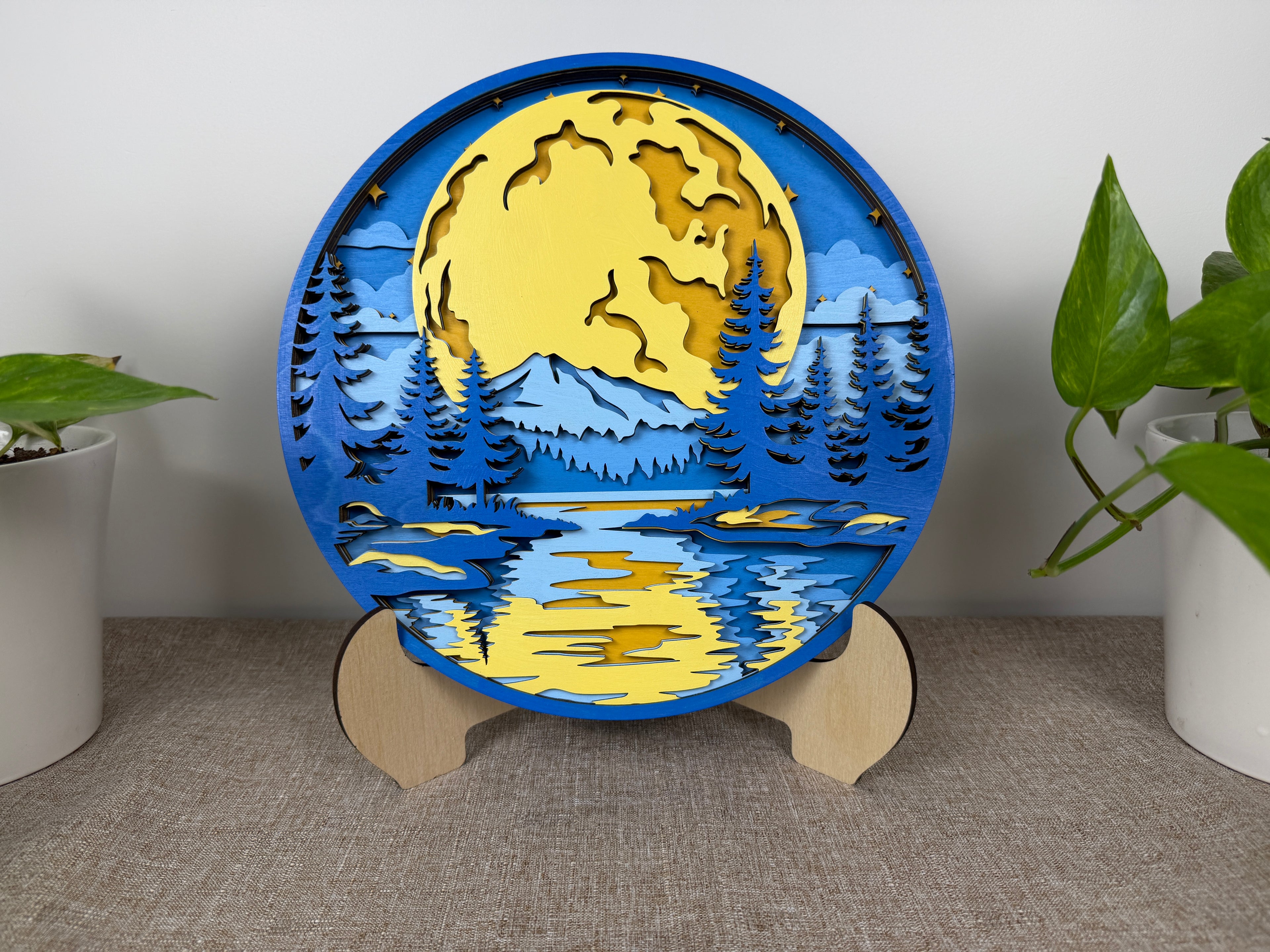 Moonrise Over Timberline