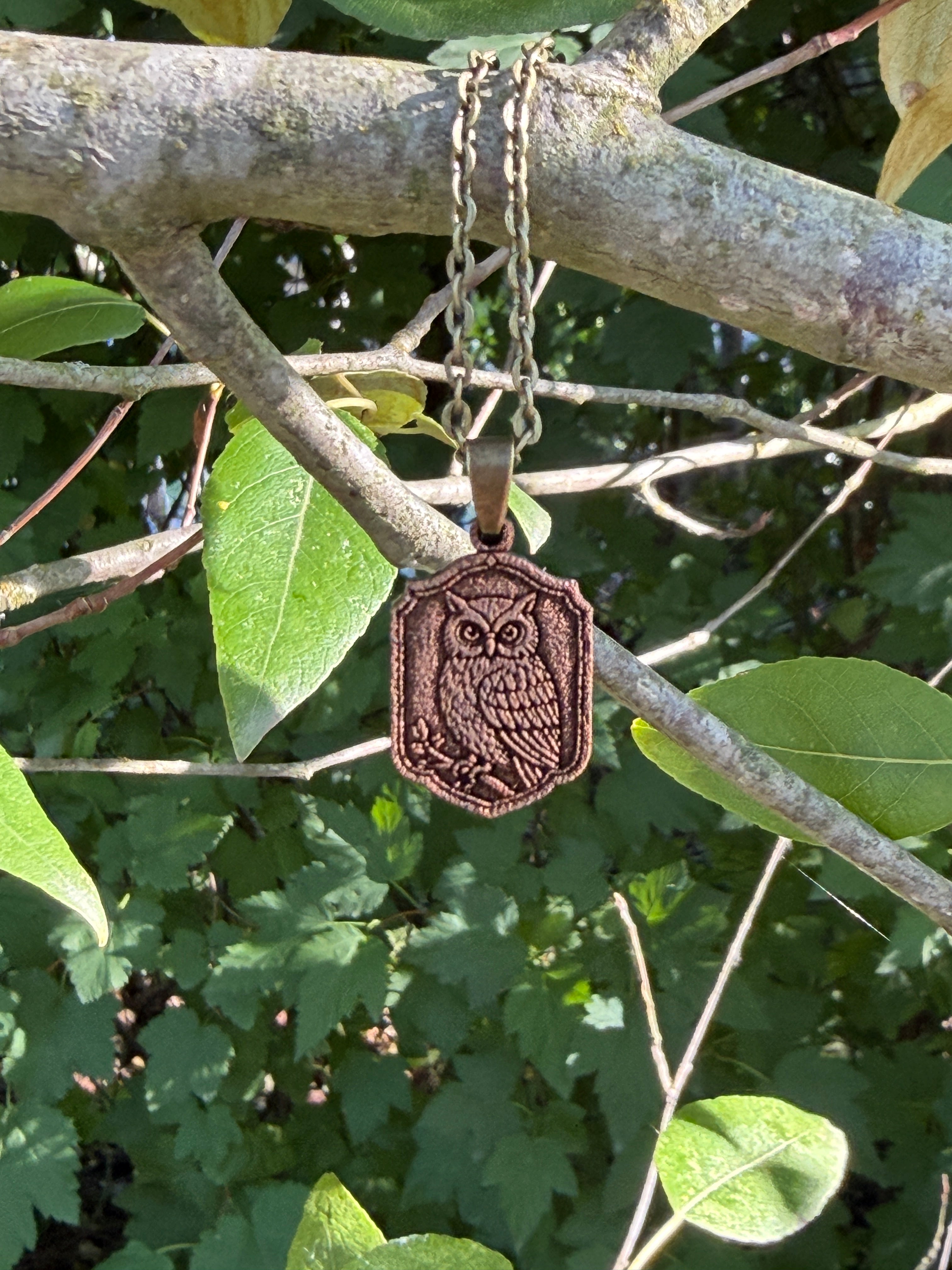 Owl Pendant - Wisdom, Patience and Perspective