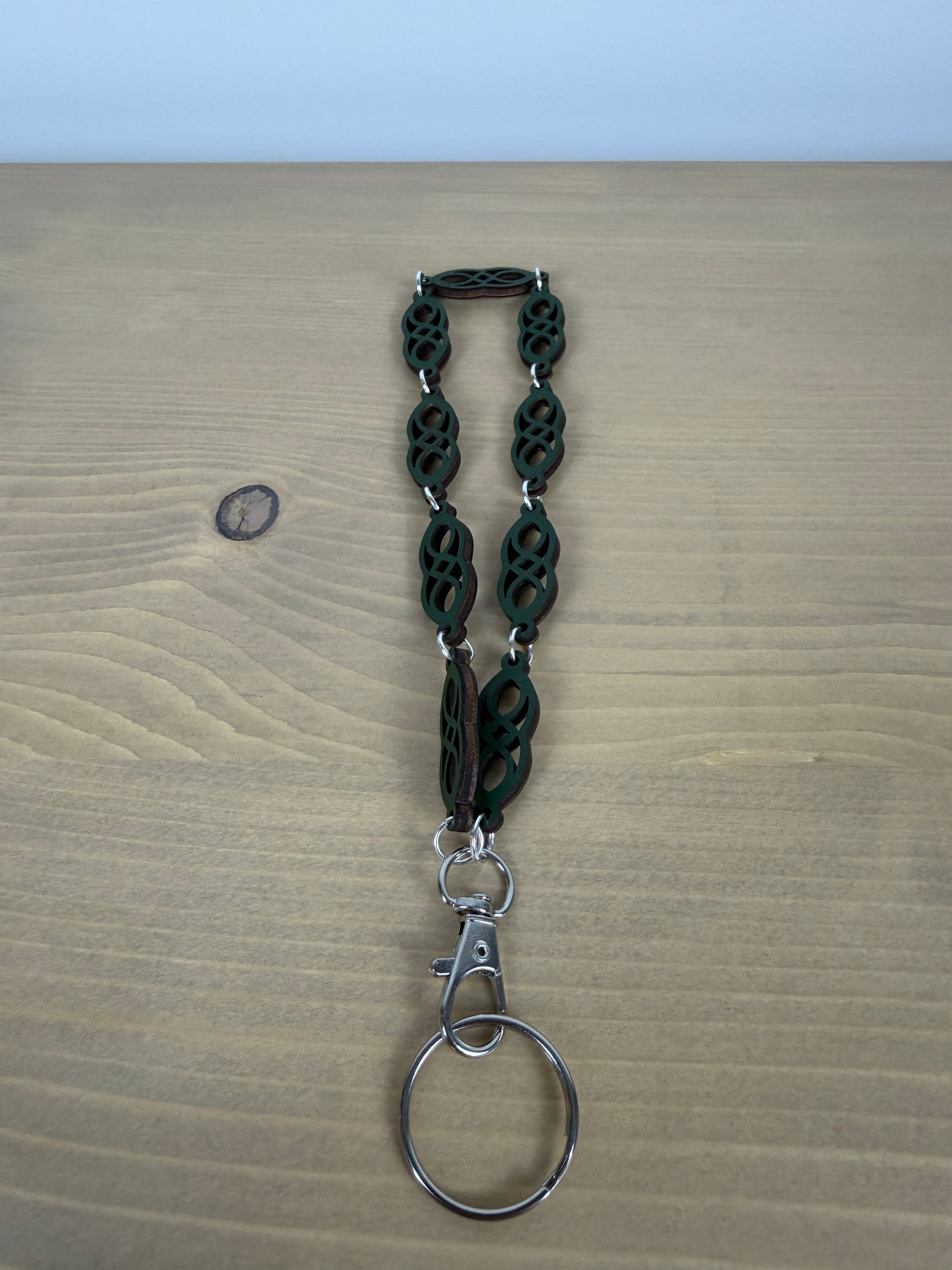 Handcrafted Wood Wristlet | Keychain + Phone Strap option