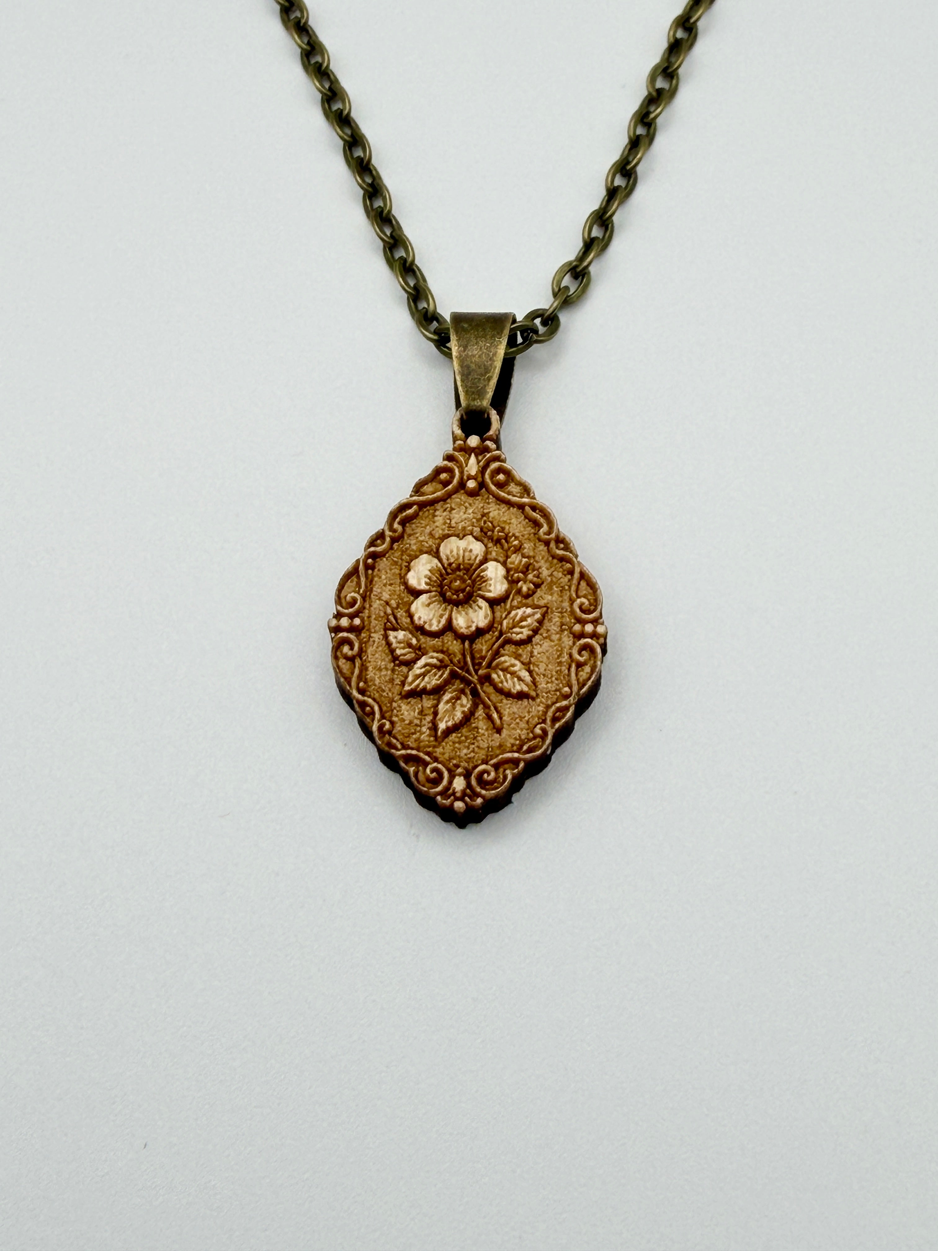 Wild Rose Pendant - Resilience, Courage and Beauty