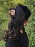 Honeybee Wood Hair Clip