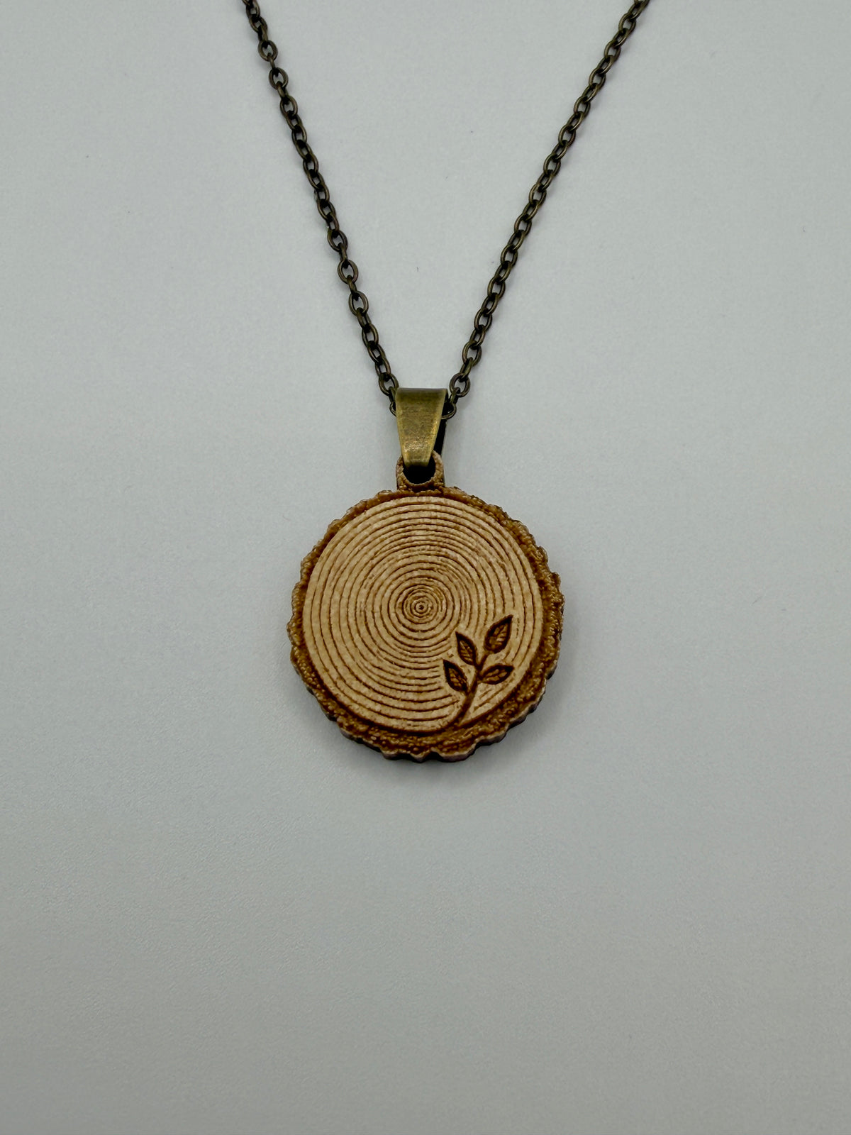 Tree Rings Pendant - Growth, Resilience, and Becoming