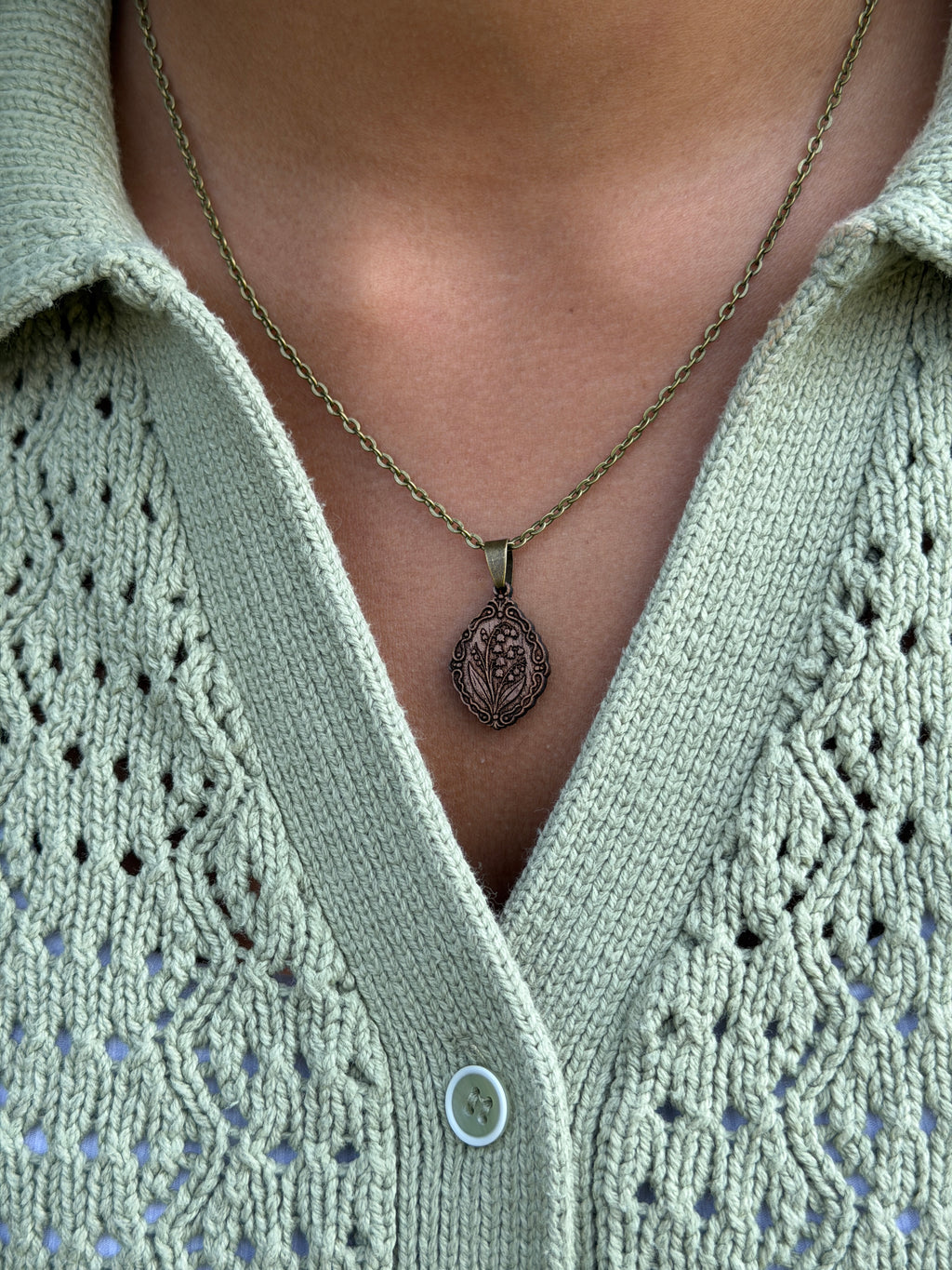 Lily of the Valley Pendant - Grace, Hope, and Renewal