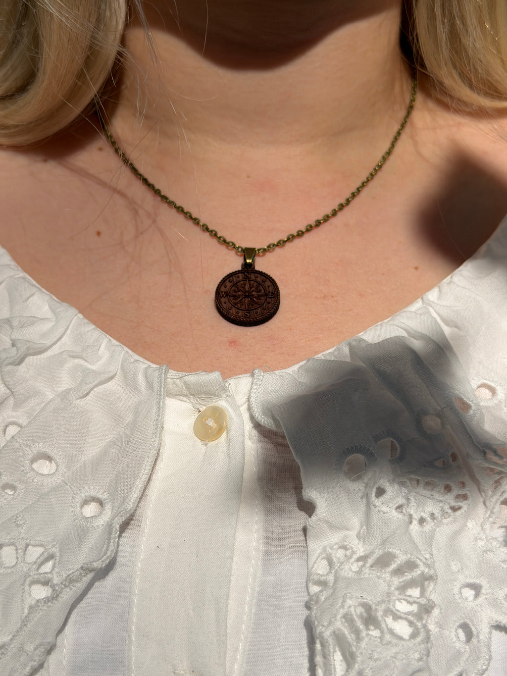 Compass Rose Pendant - Direction, Purpose and Courage
