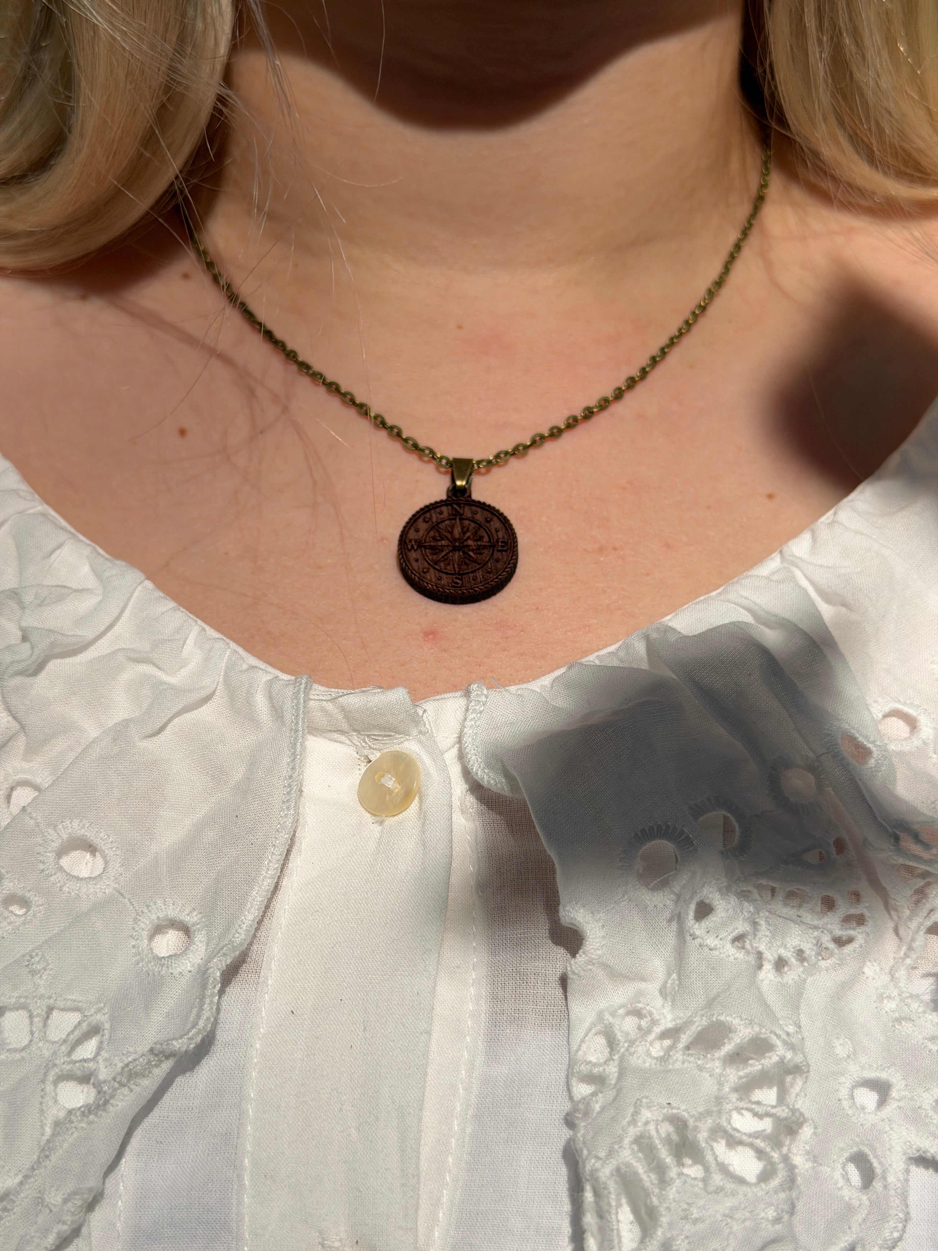 Compass Rose Pendant - Direction, Purpose and Courage
