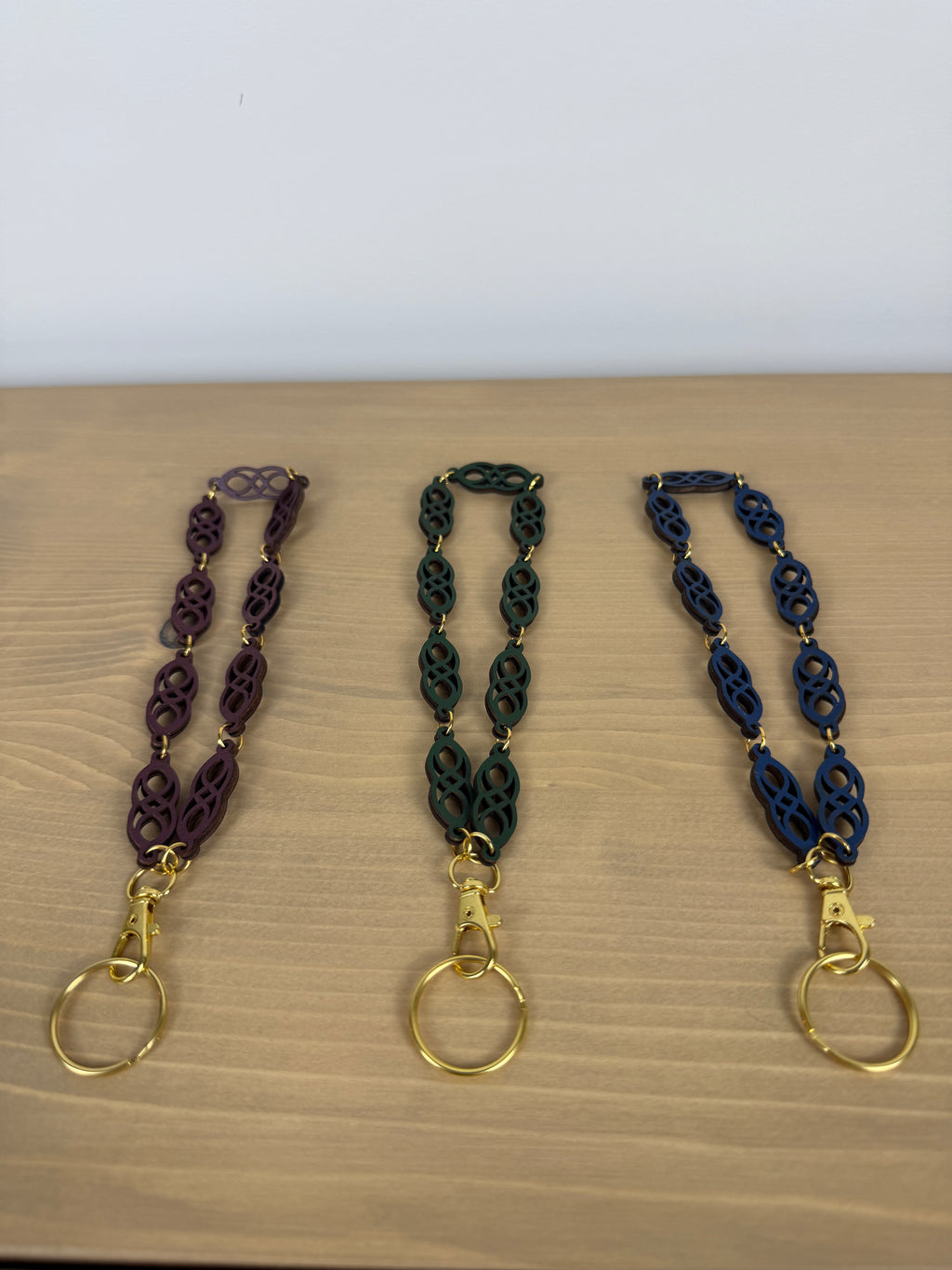 Handcrafted Wood Wristlet | Keychain + Phone Strap option