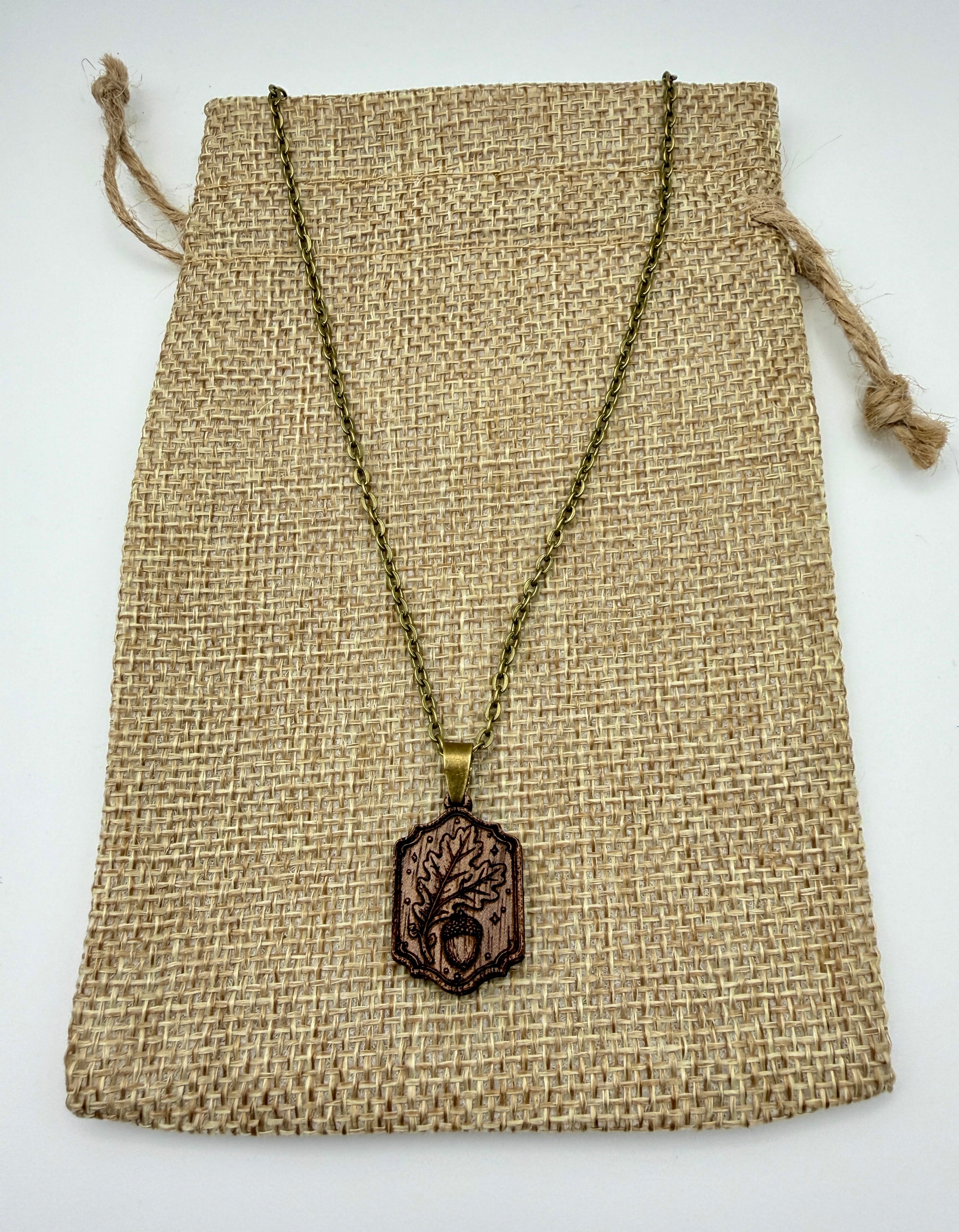 Oak & Acorn Pendant - Legacy, Growth and Potential