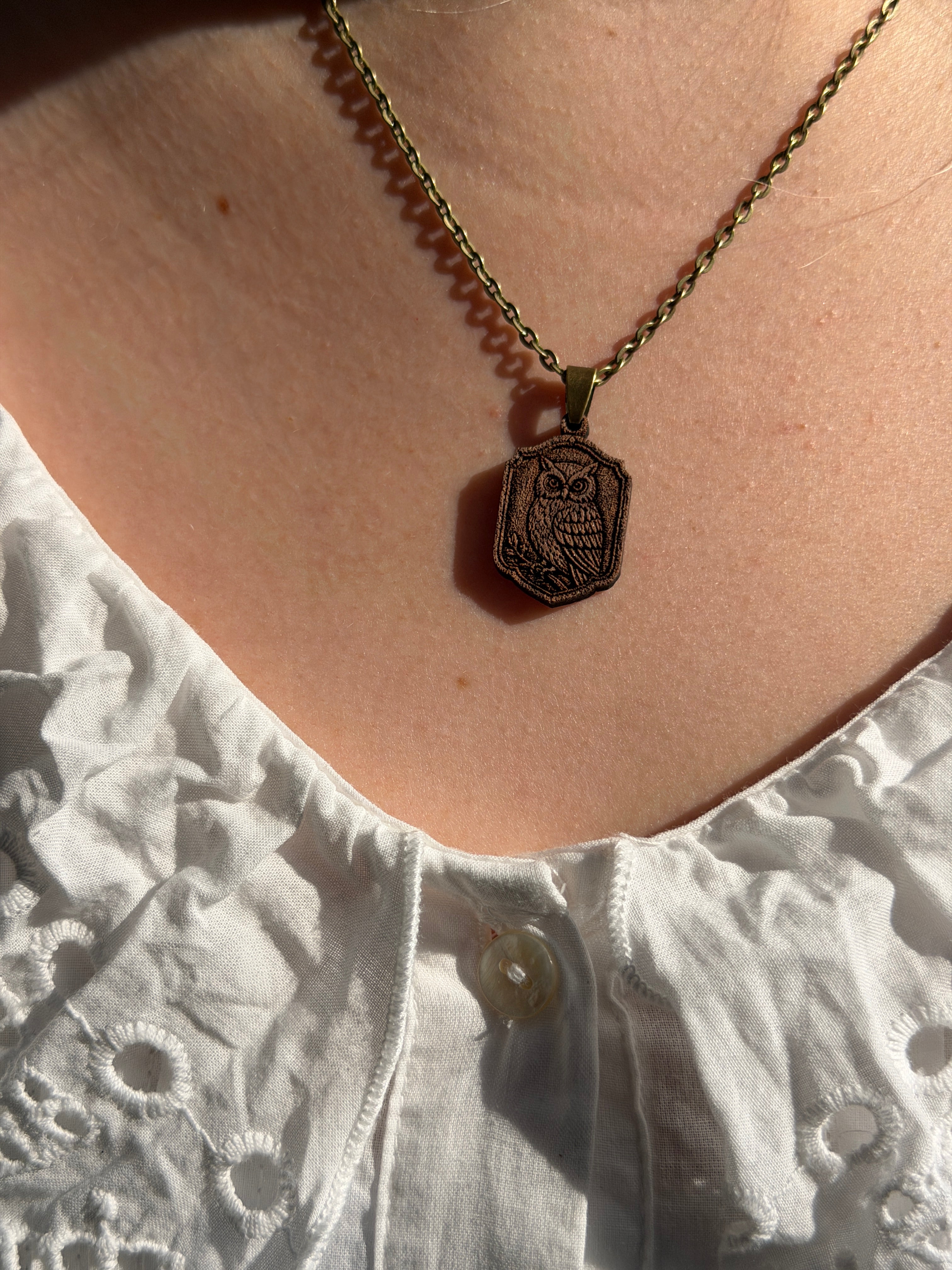 Owl Pendant - Wisdom, Patience and Perspective