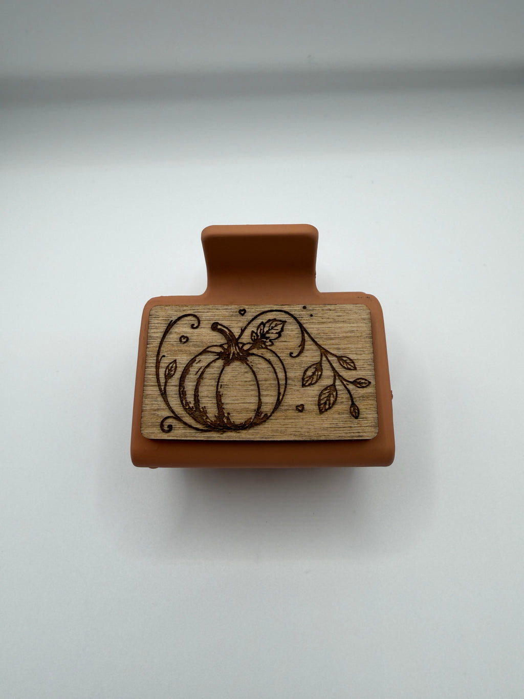 Autumn Pumpkin
Wood Hair Clip