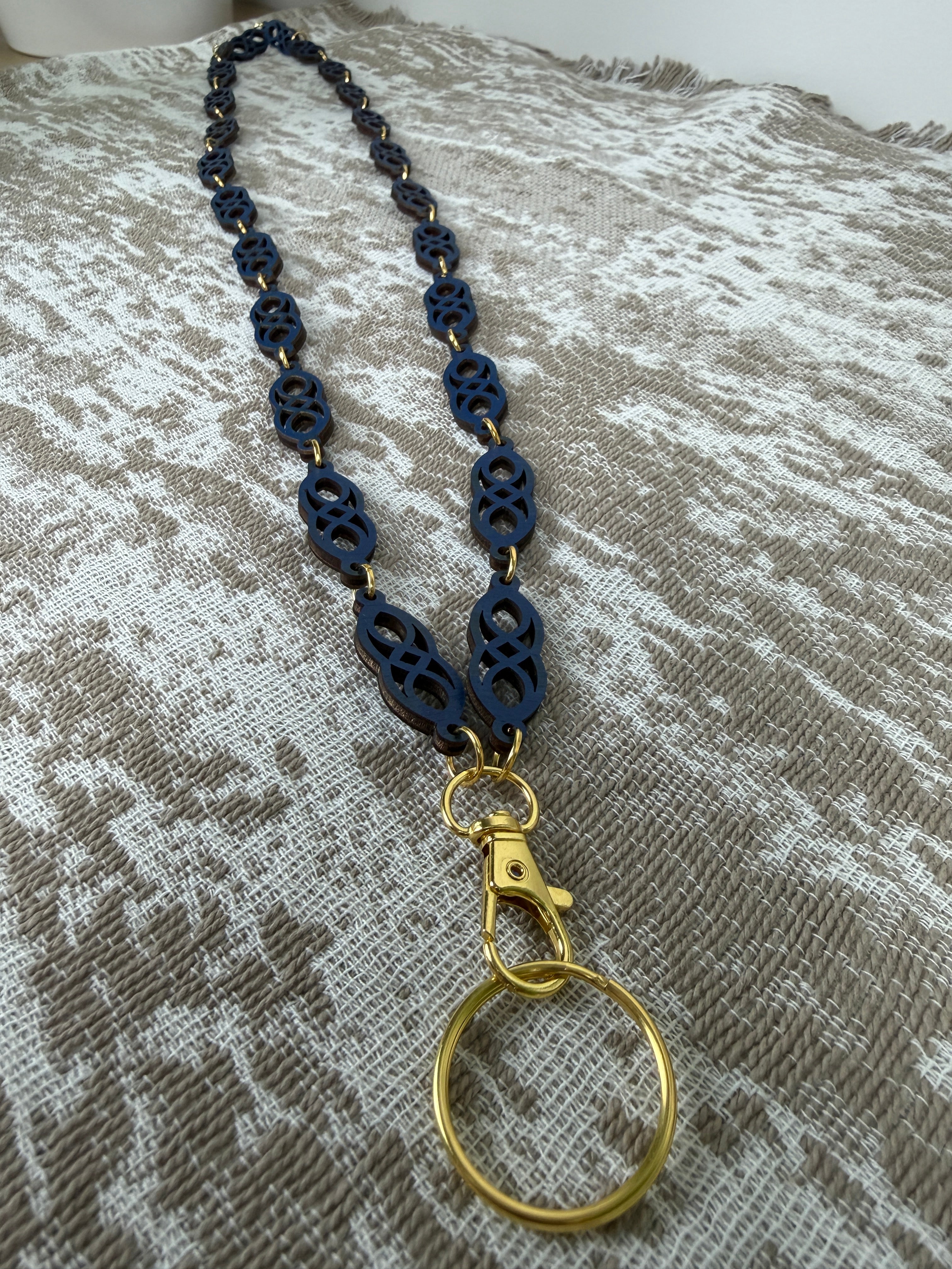 Wood Link Lanyard set