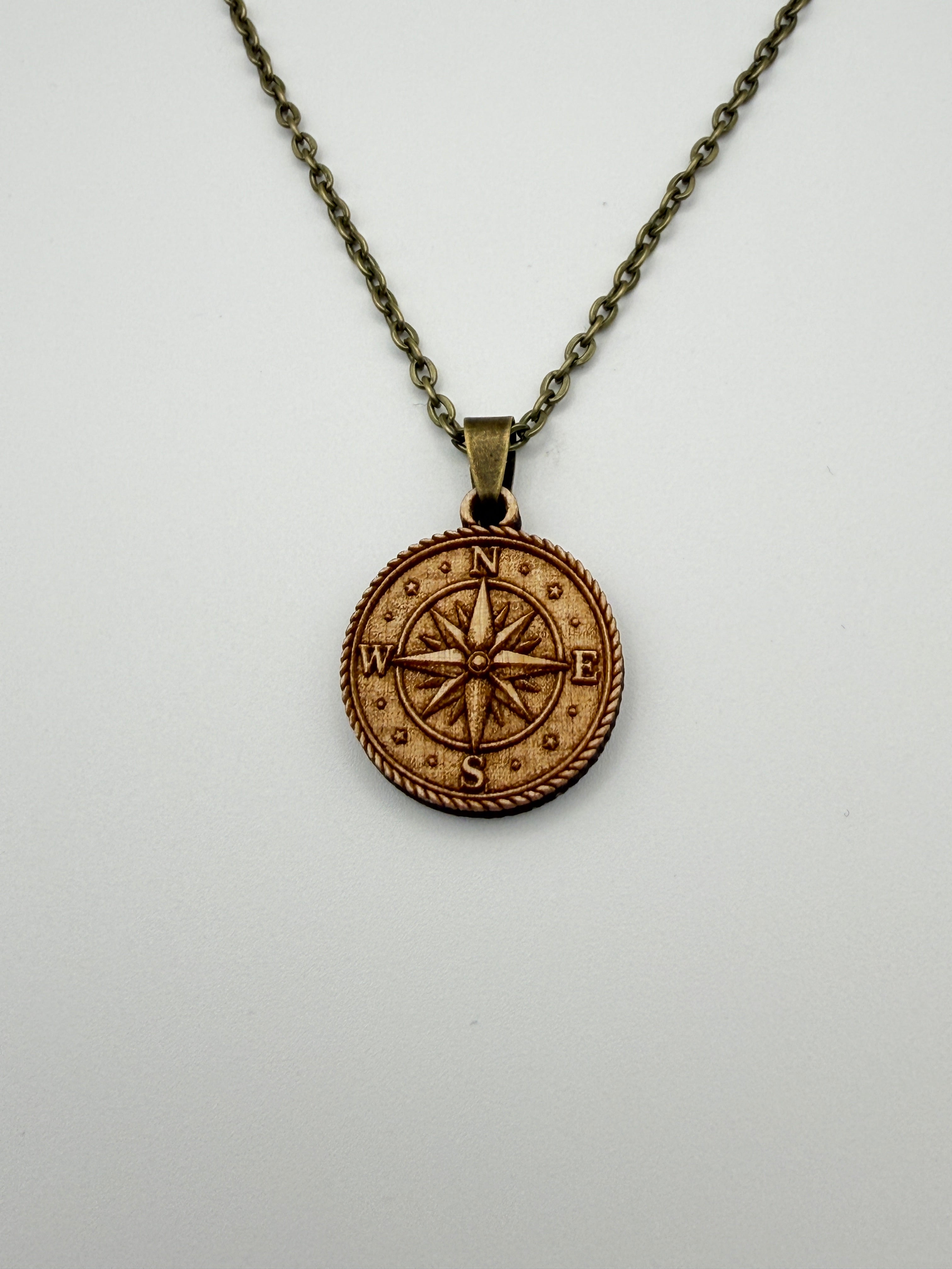 Compass Rose Pendant - Direction, Purpose and Courage