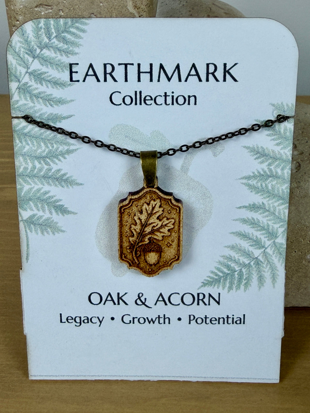 Oak & Acorn Pendant - Legacy, Growth and Potential