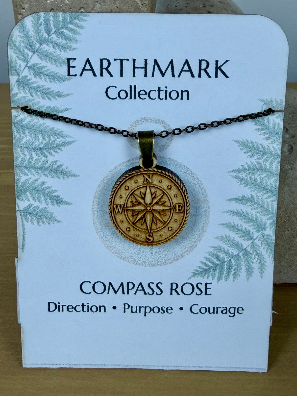 Compass Rose Pendant - Direction, Purpose and Courage