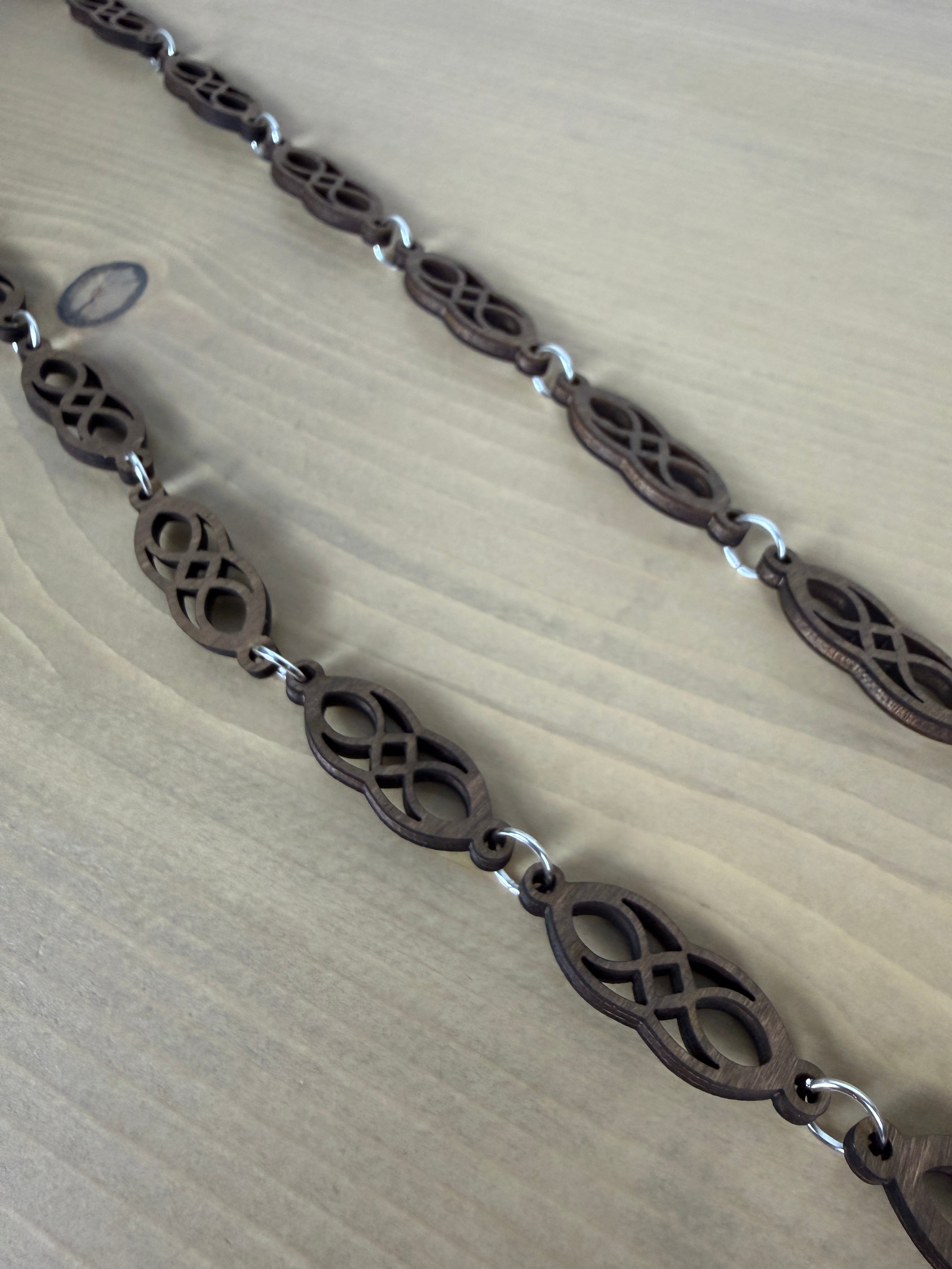 Wood Link Lanyard set