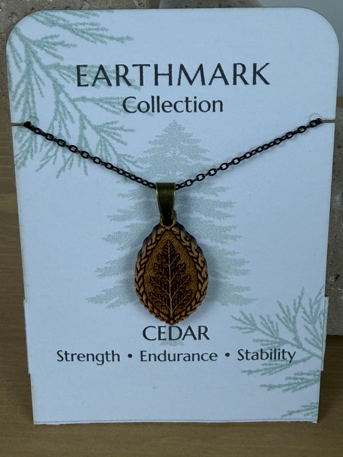 Cedar Pendant - Strength, Endurance, and Stability